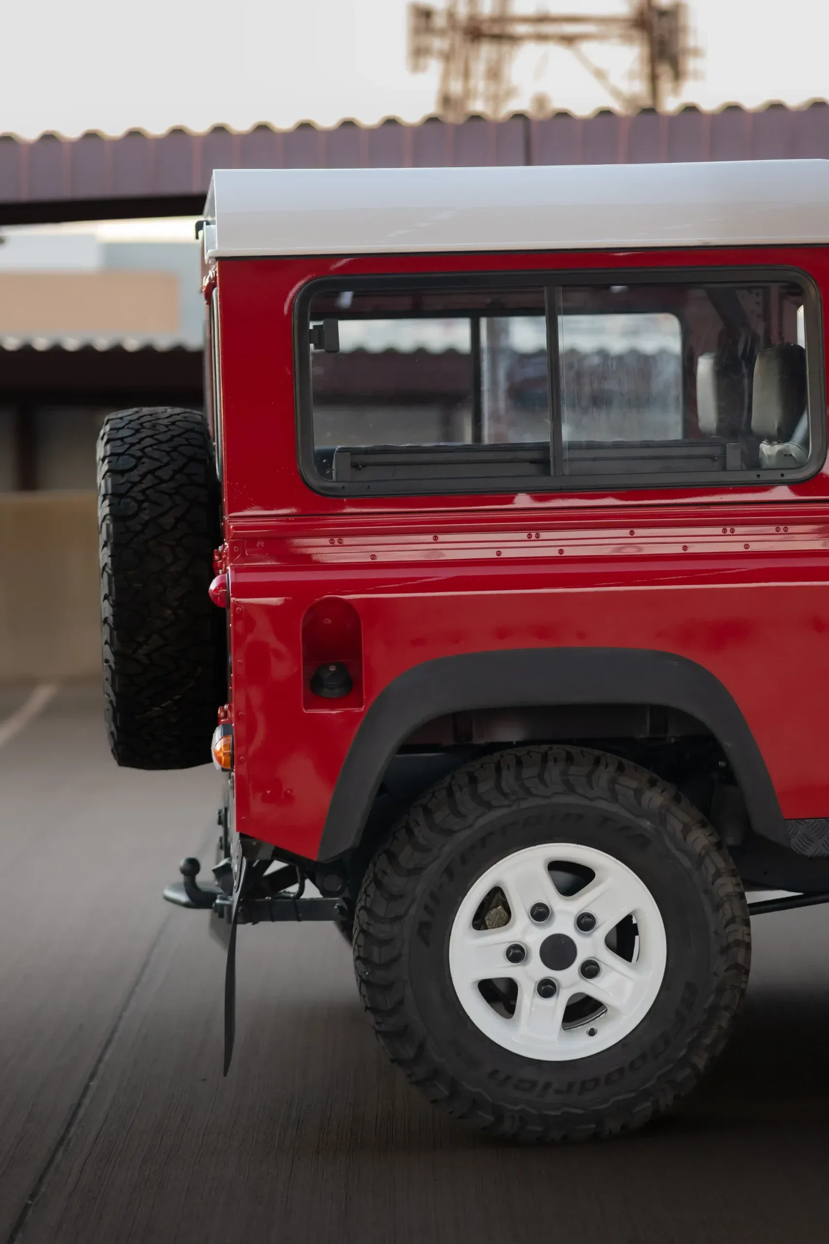 Portofino Red 1999 Land Rover Defender 90