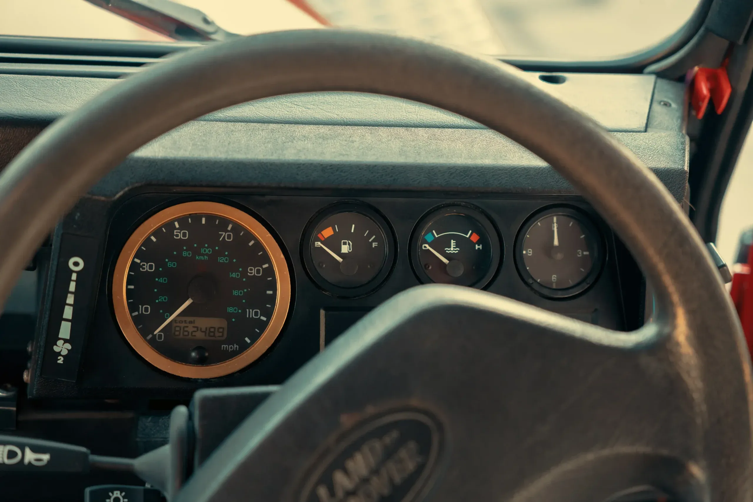 Portofino Red 1999 Land Rover Defender 90