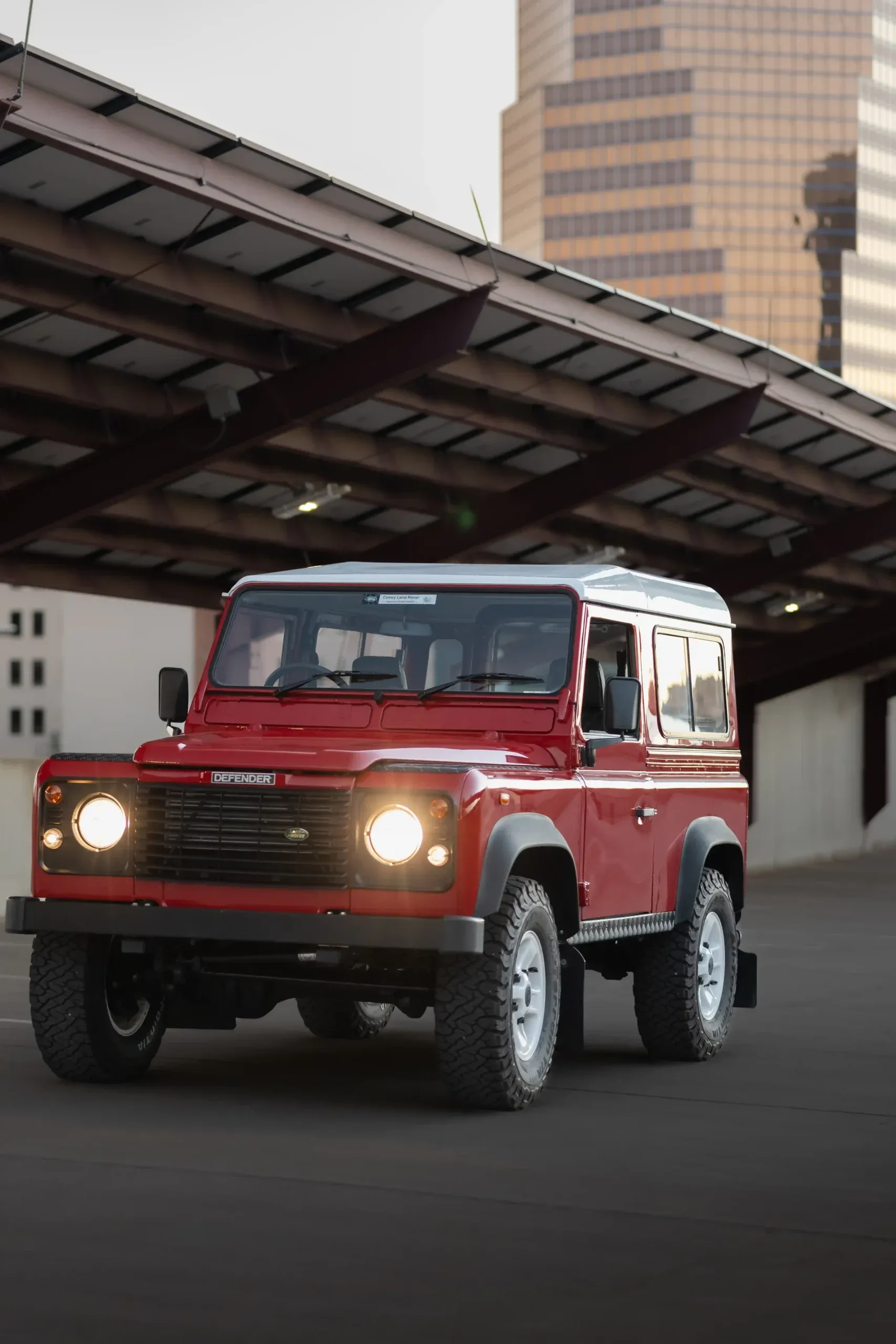 Portofino Red 1999 Land Rover Defender 90