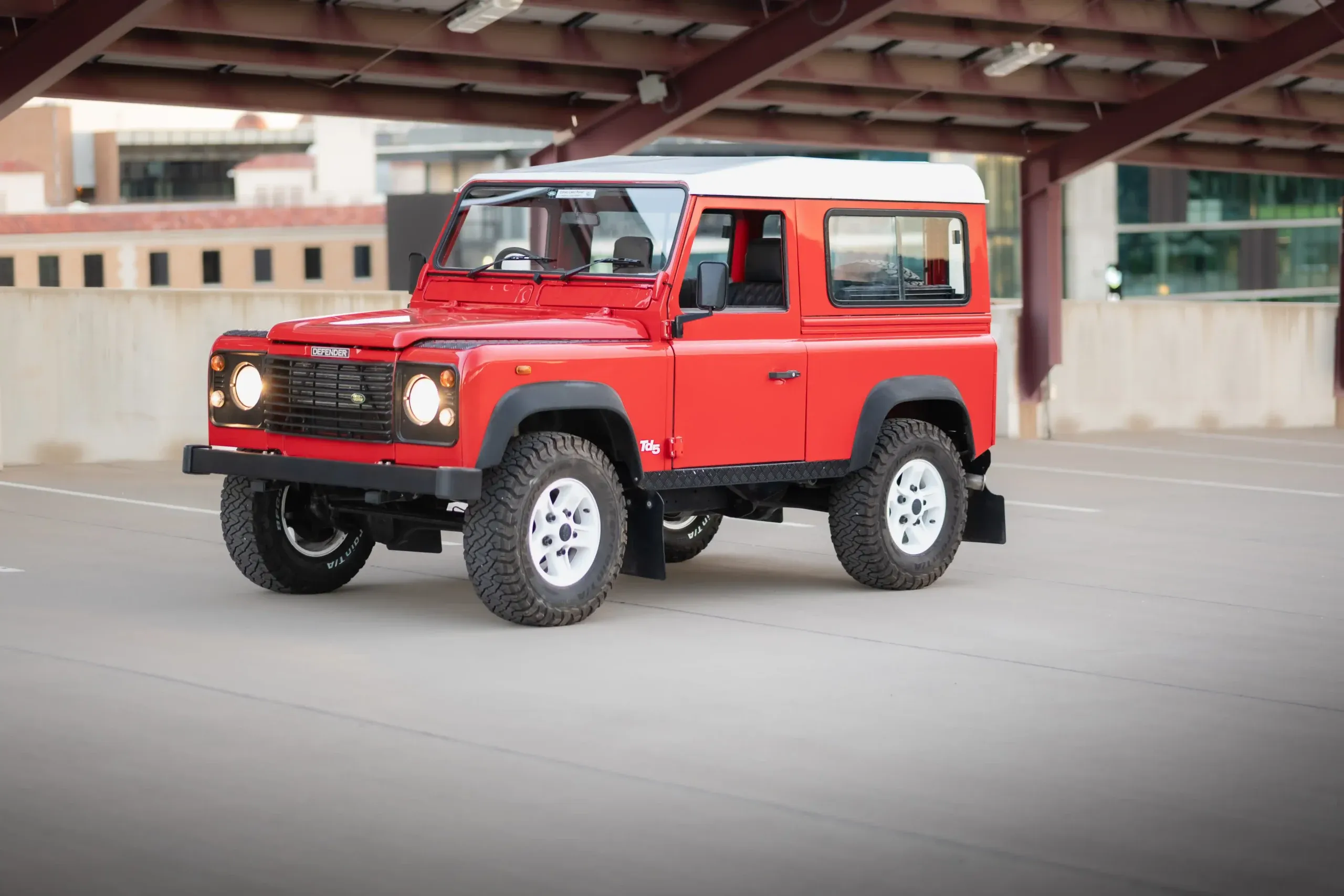 Portofino Red 1999 Land Rover Defender 90