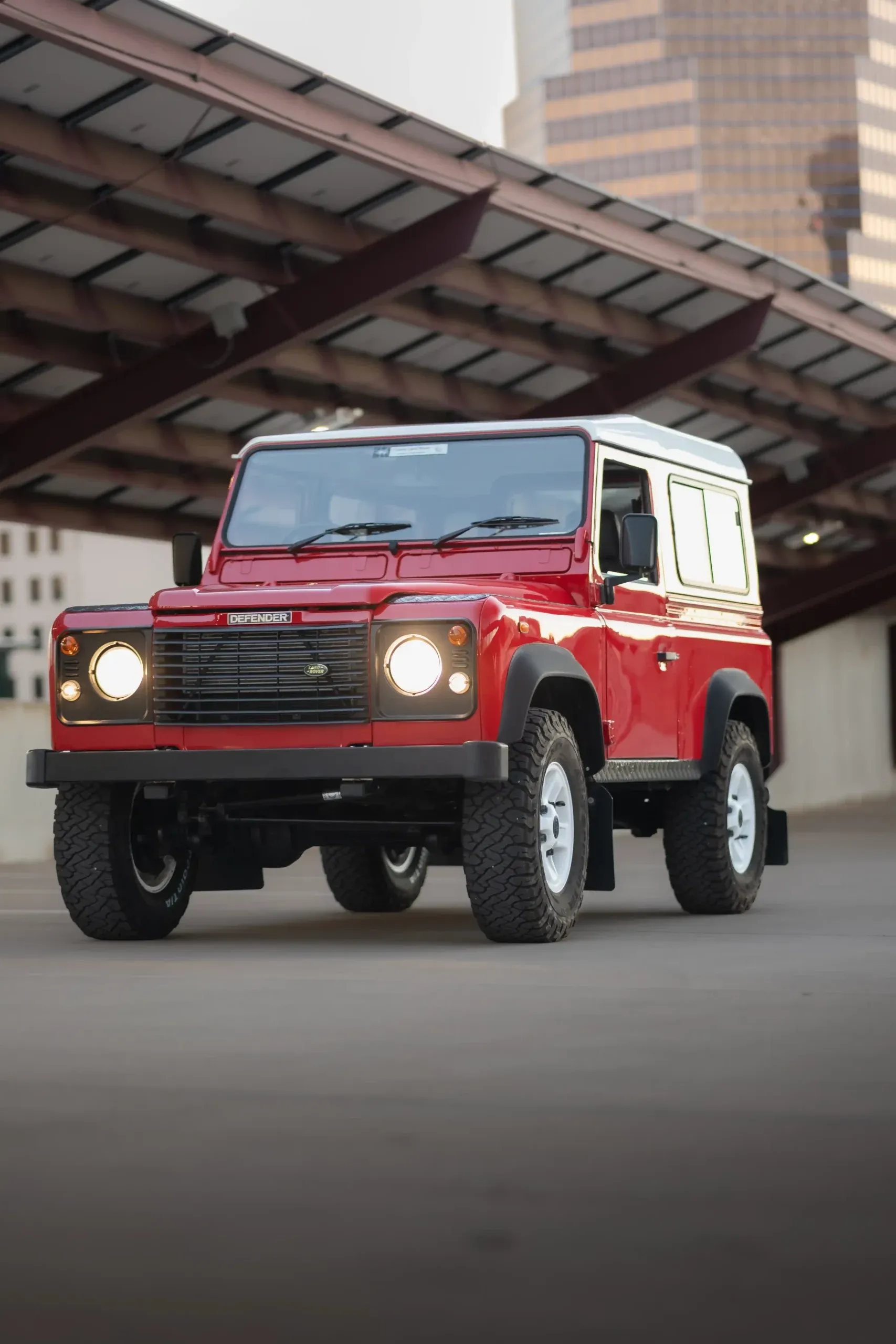 Portofino Red 1999 Land Rover Defender 90