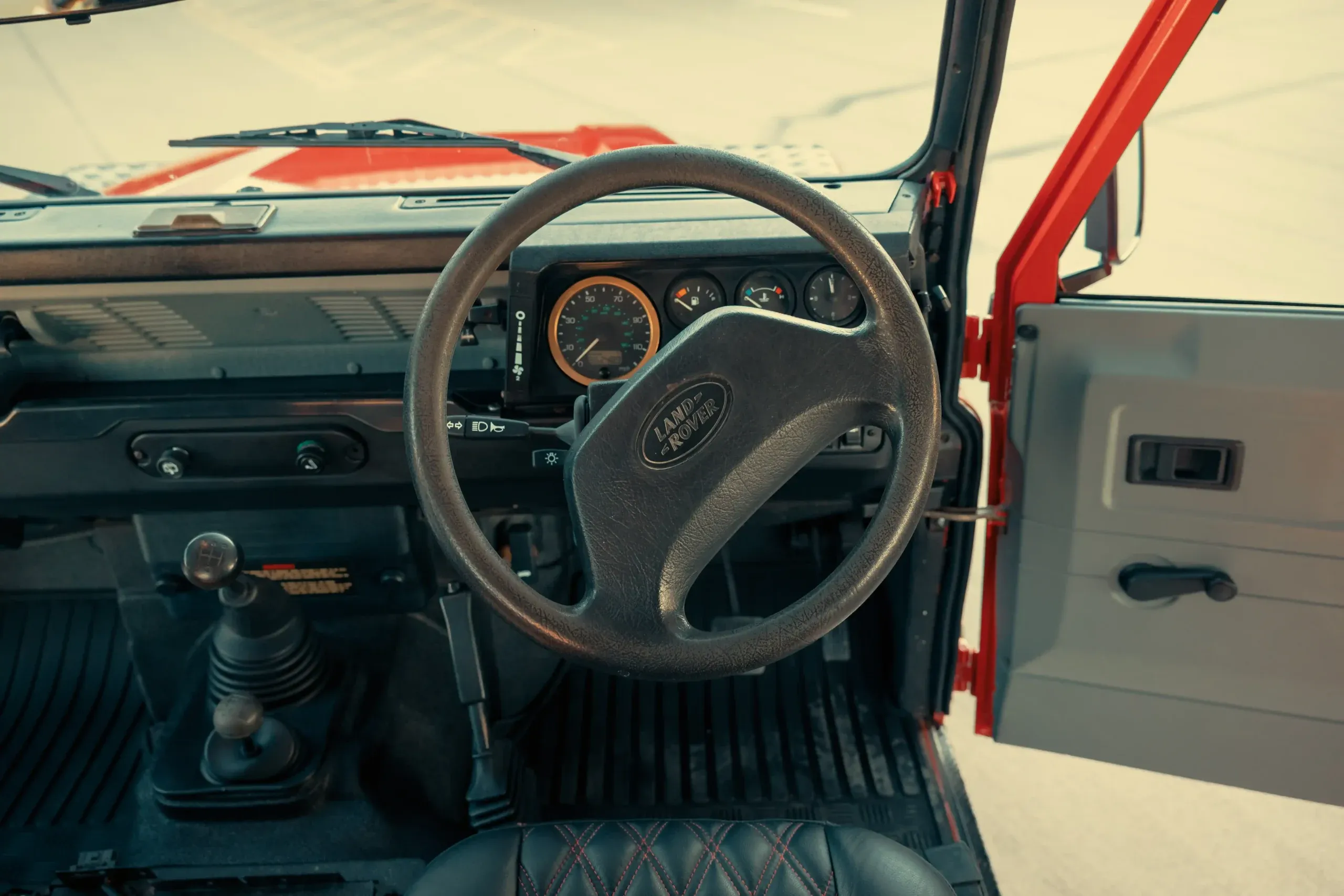 Portofino Red 1999 Land Rover Defender 90