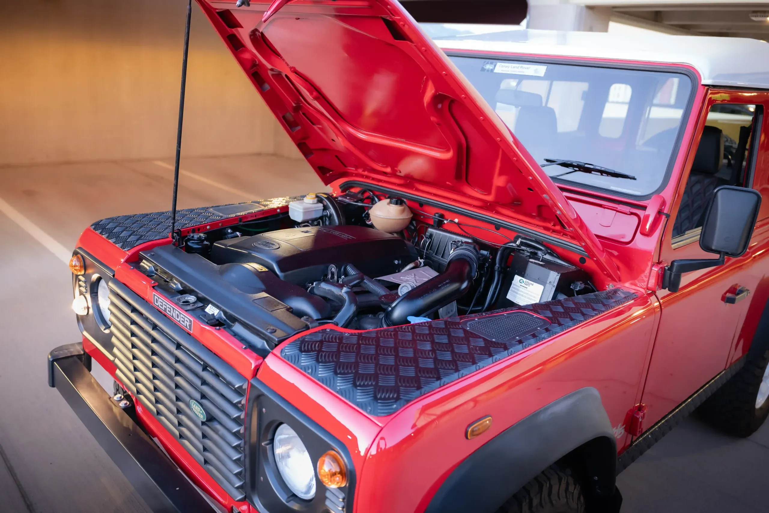 Portofino Red 1999 Land Rover Defender 90
