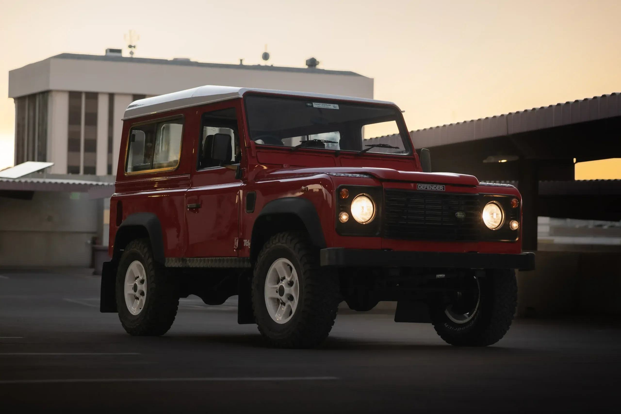 Portofino Red 1999 Land Rover Defender 90