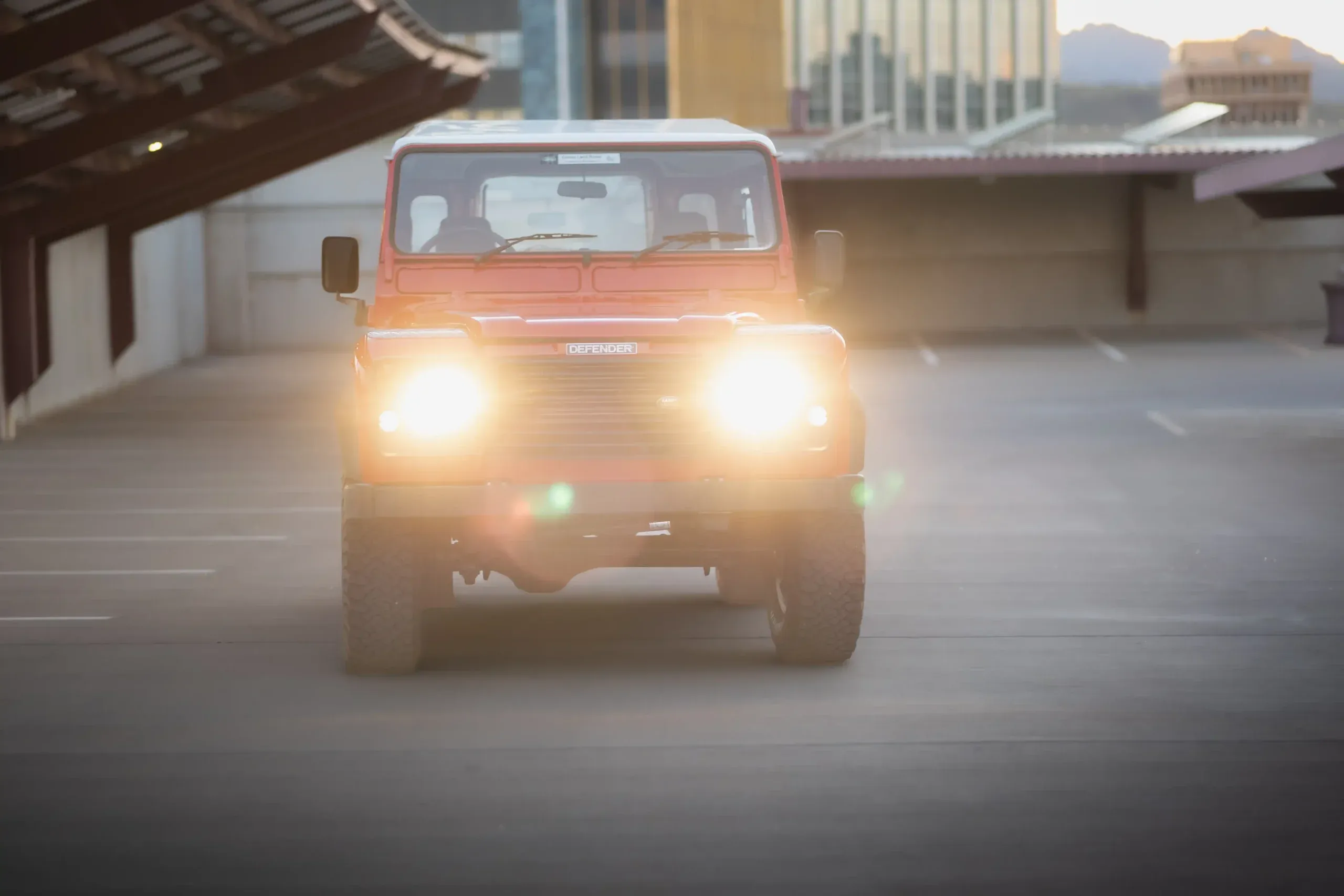 Portofino Red 1999 Land Rover Defender 90