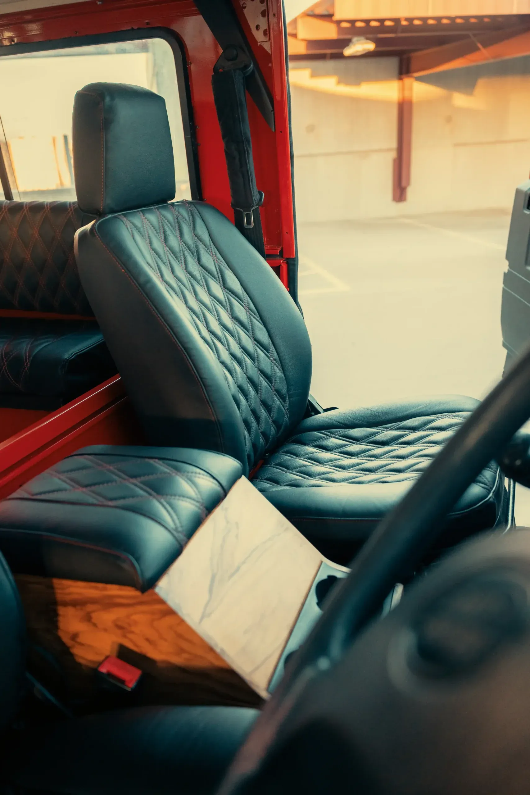 Portofino Red 1999 Land Rover Defender 90