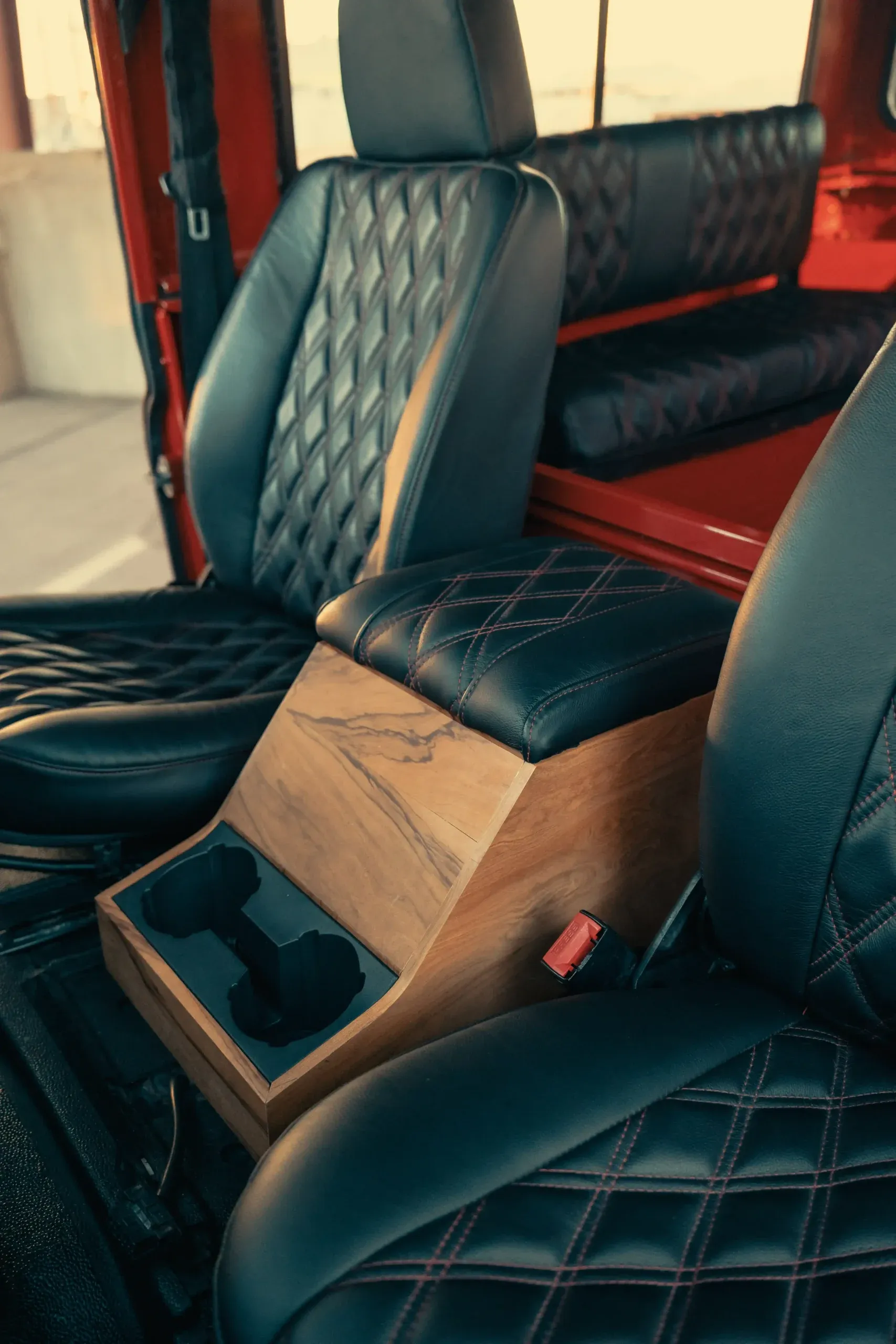 Portofino Red 1999 Land Rover Defender 90