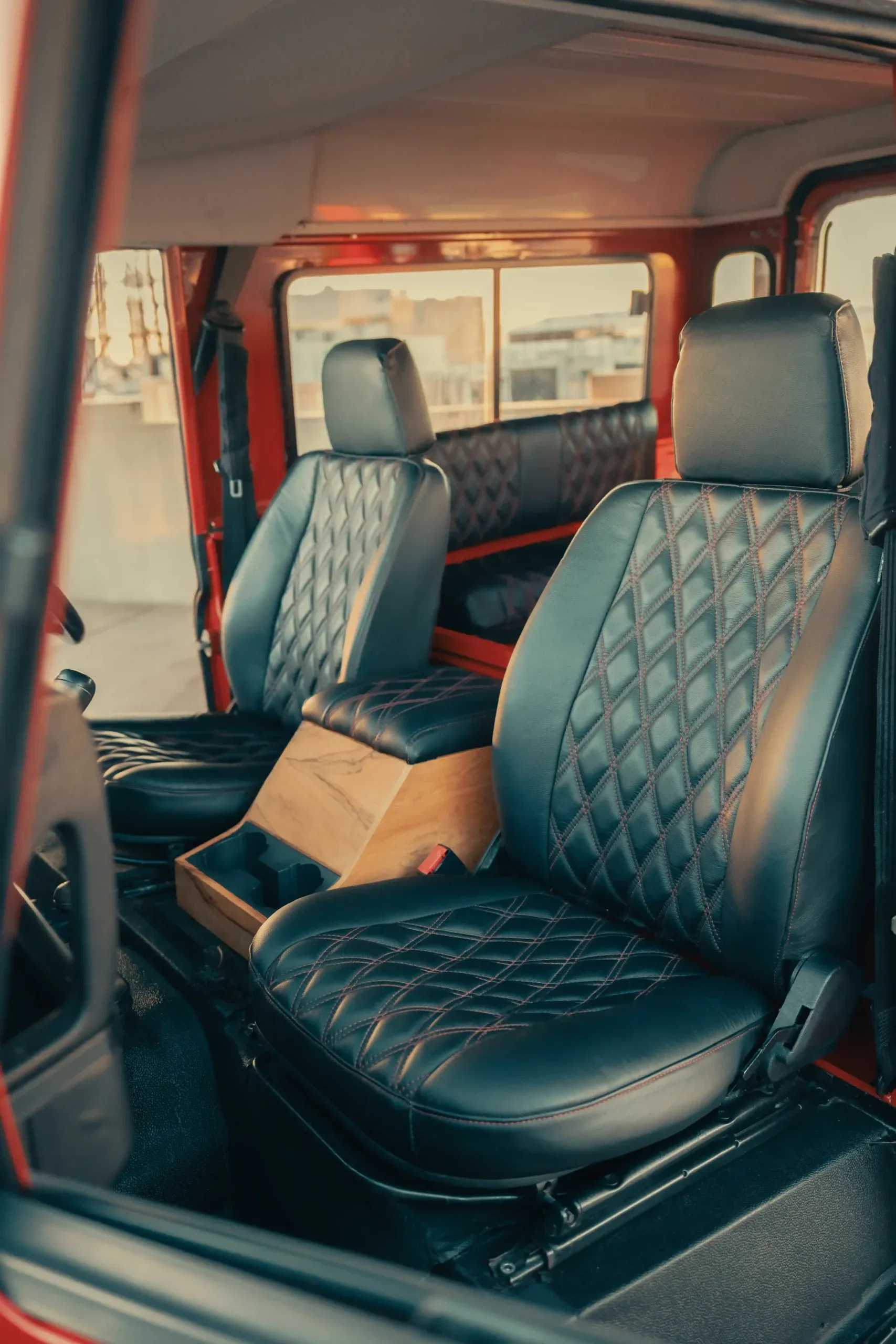 Portofino Red 1999 Land Rover Defender 90