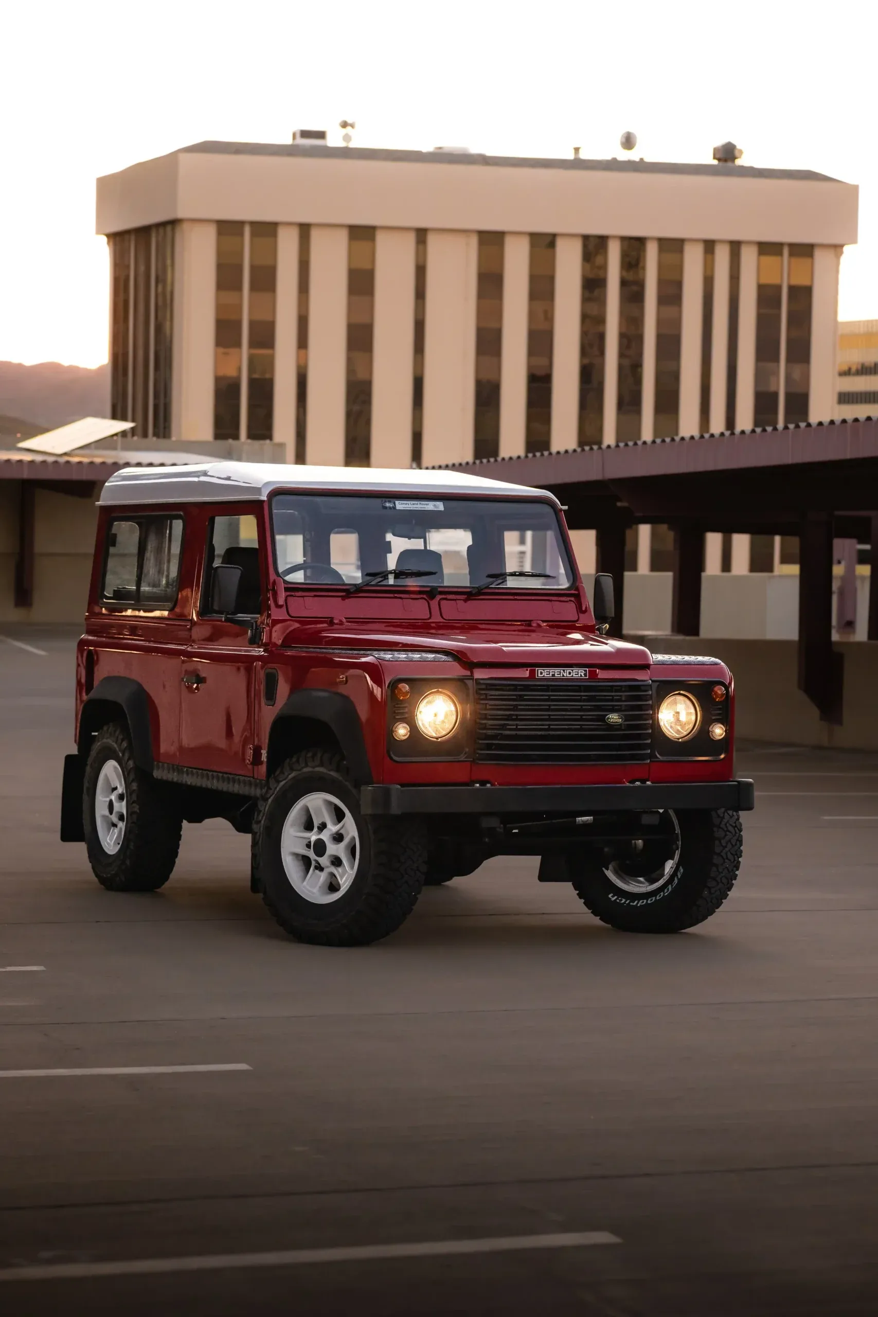 Portofino Red 1999 Land Rover Defender 90