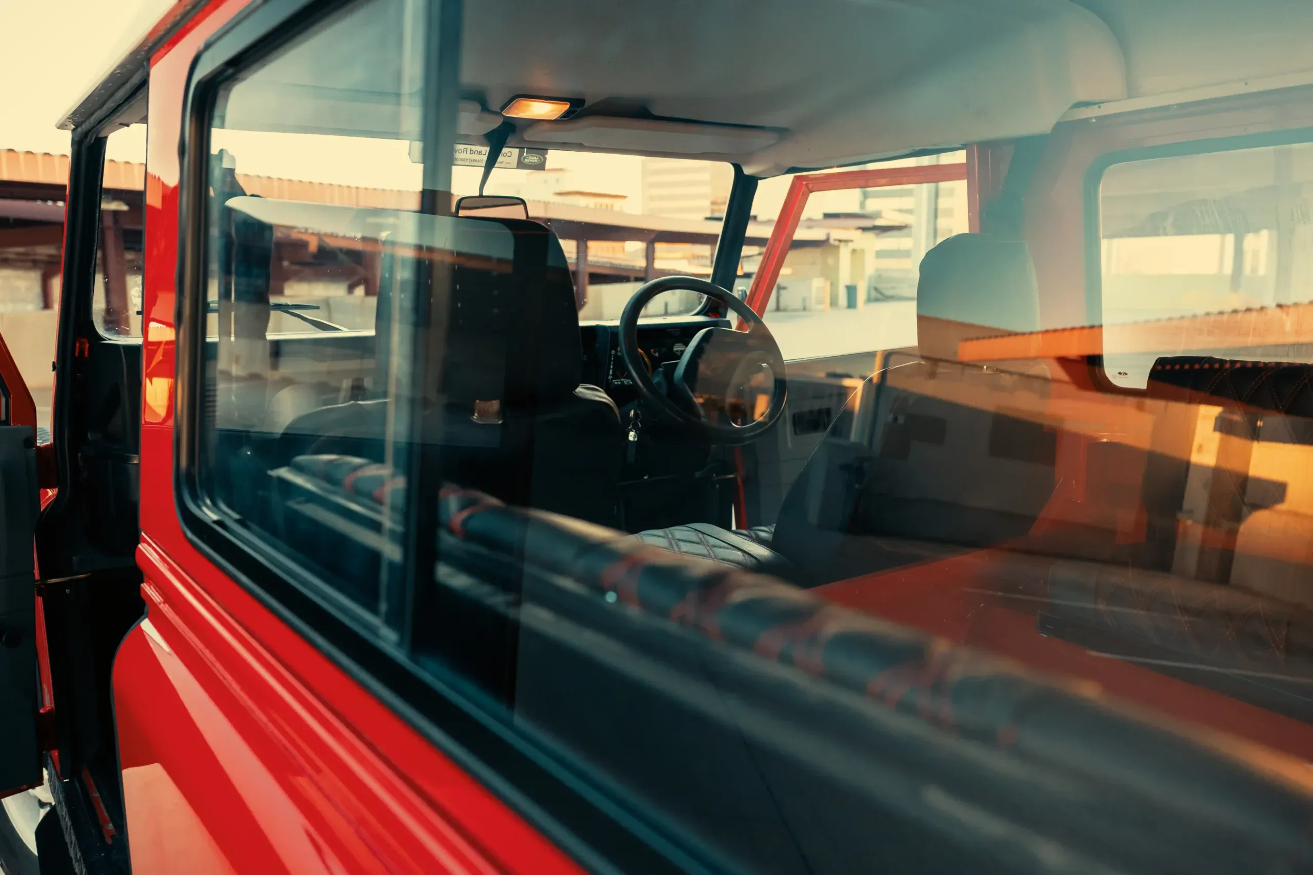 Portofino Red 1999 Land Rover Defender 90