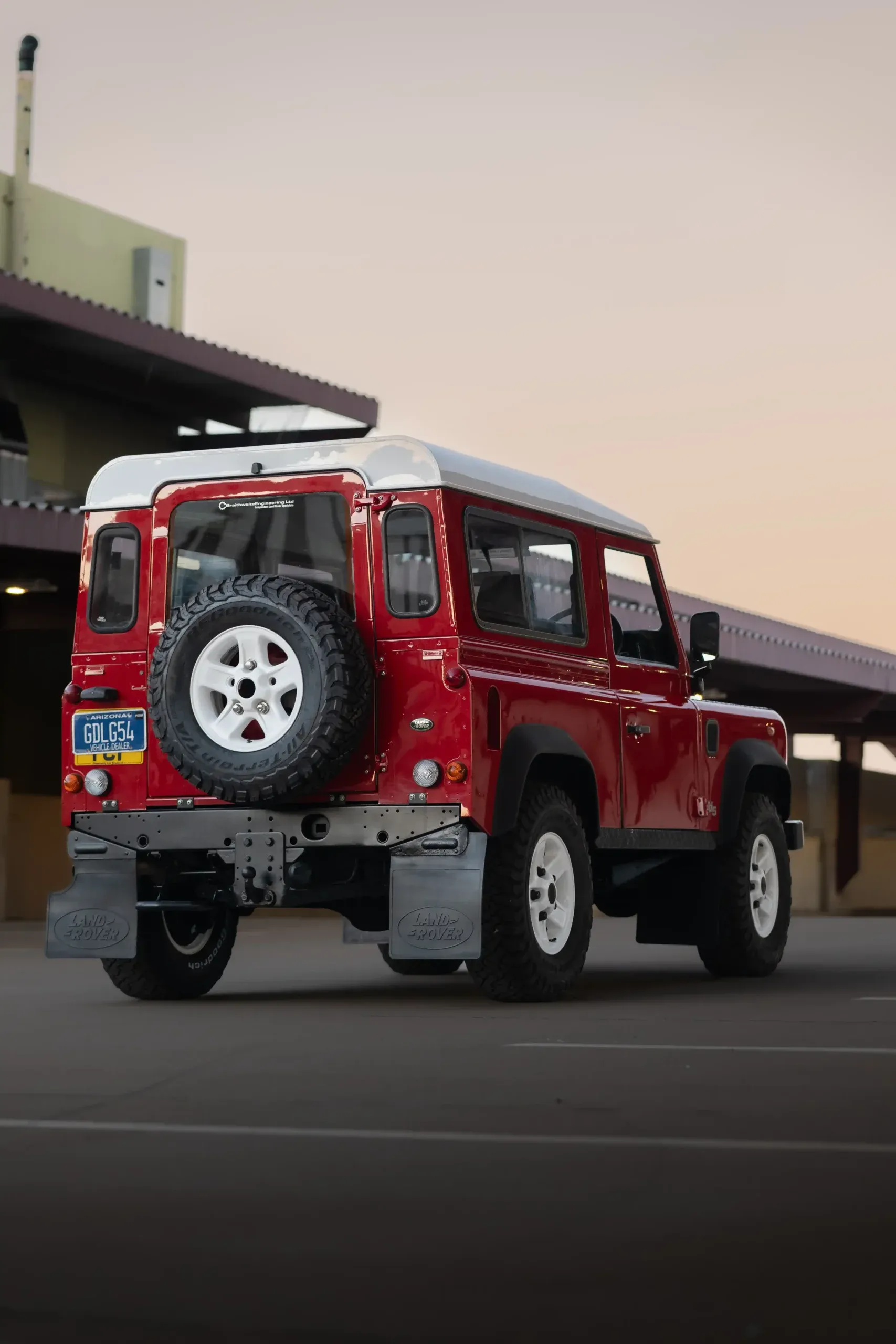 Portofino Red 1999 Land Rover Defender 90