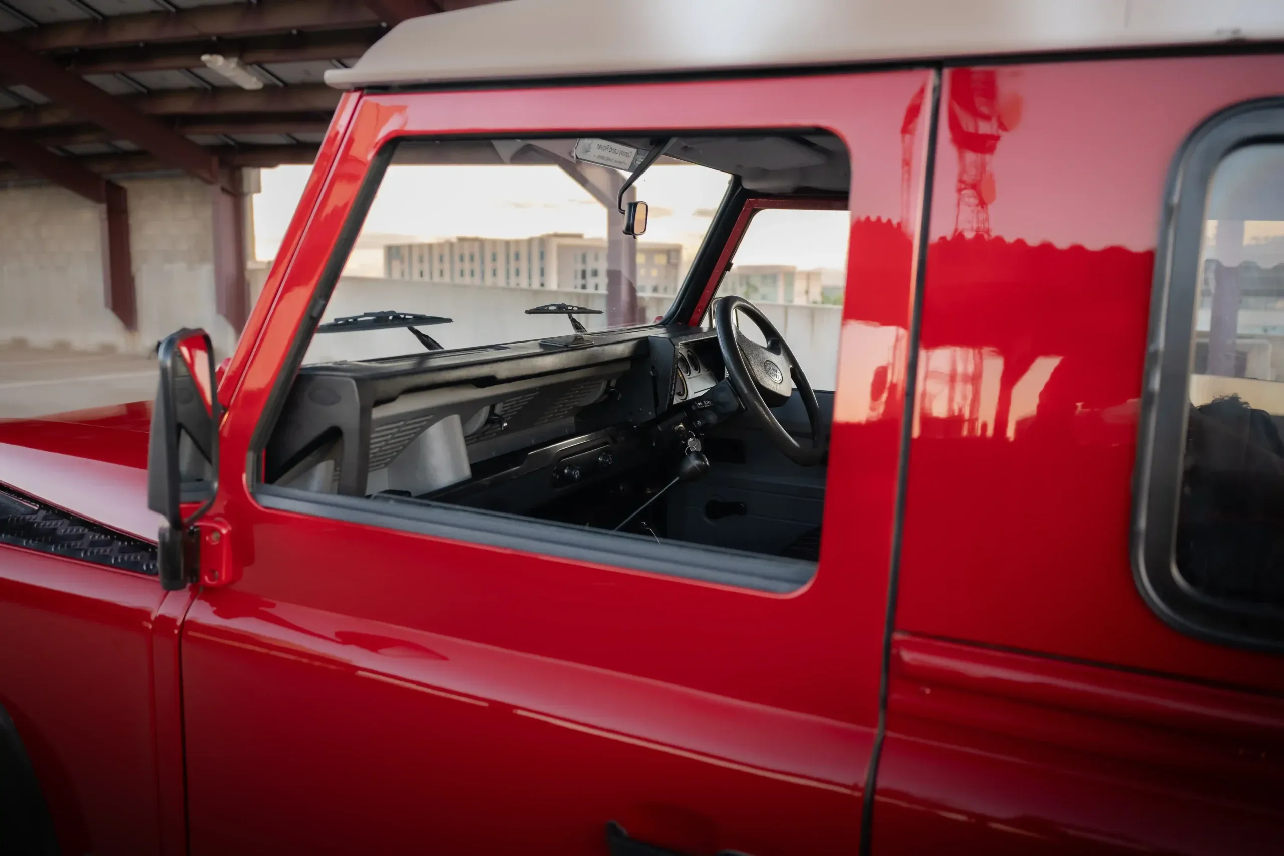 Portofino Red 1999 Land Rover Defender 90