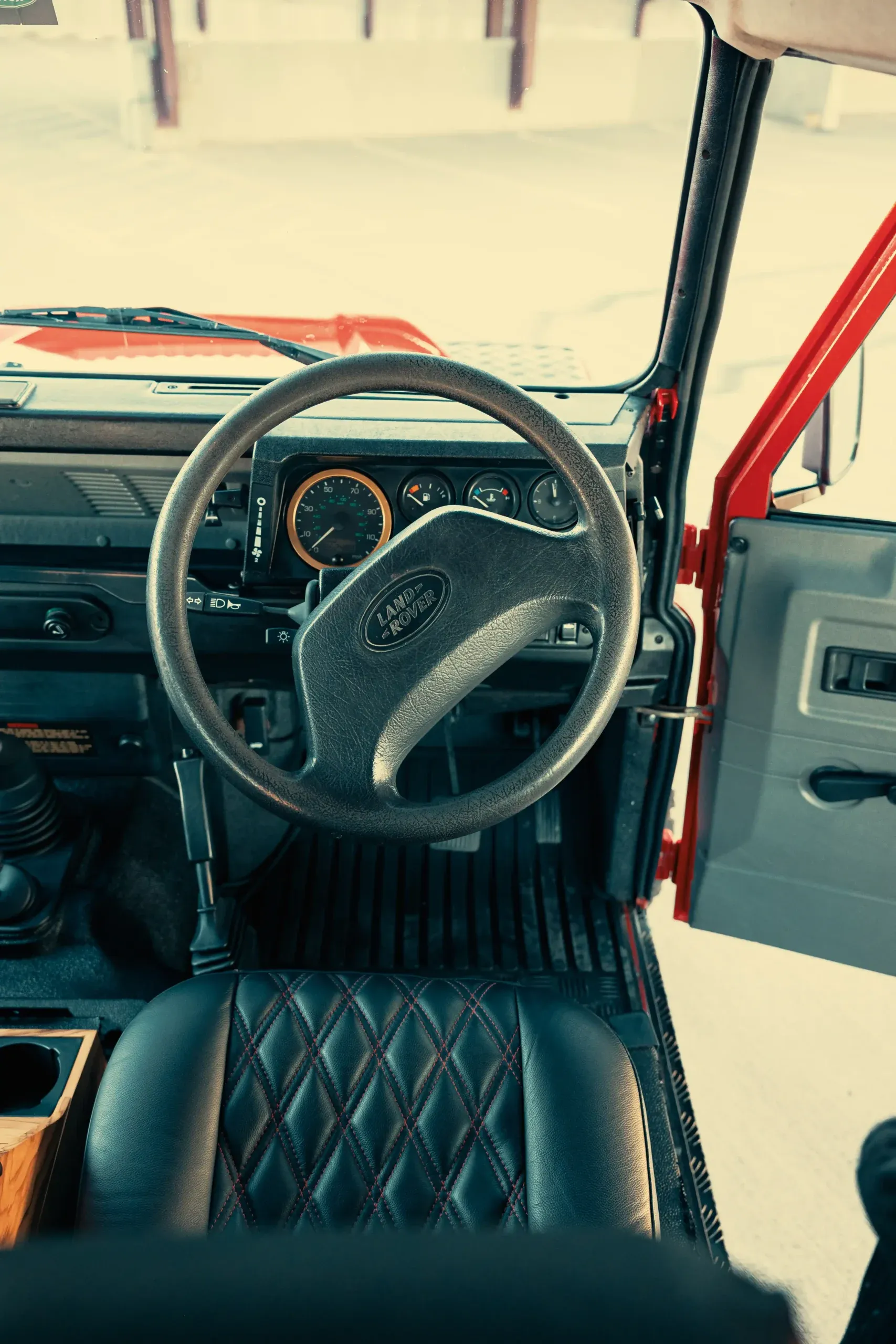 Portofino Red 1999 Land Rover Defender 90