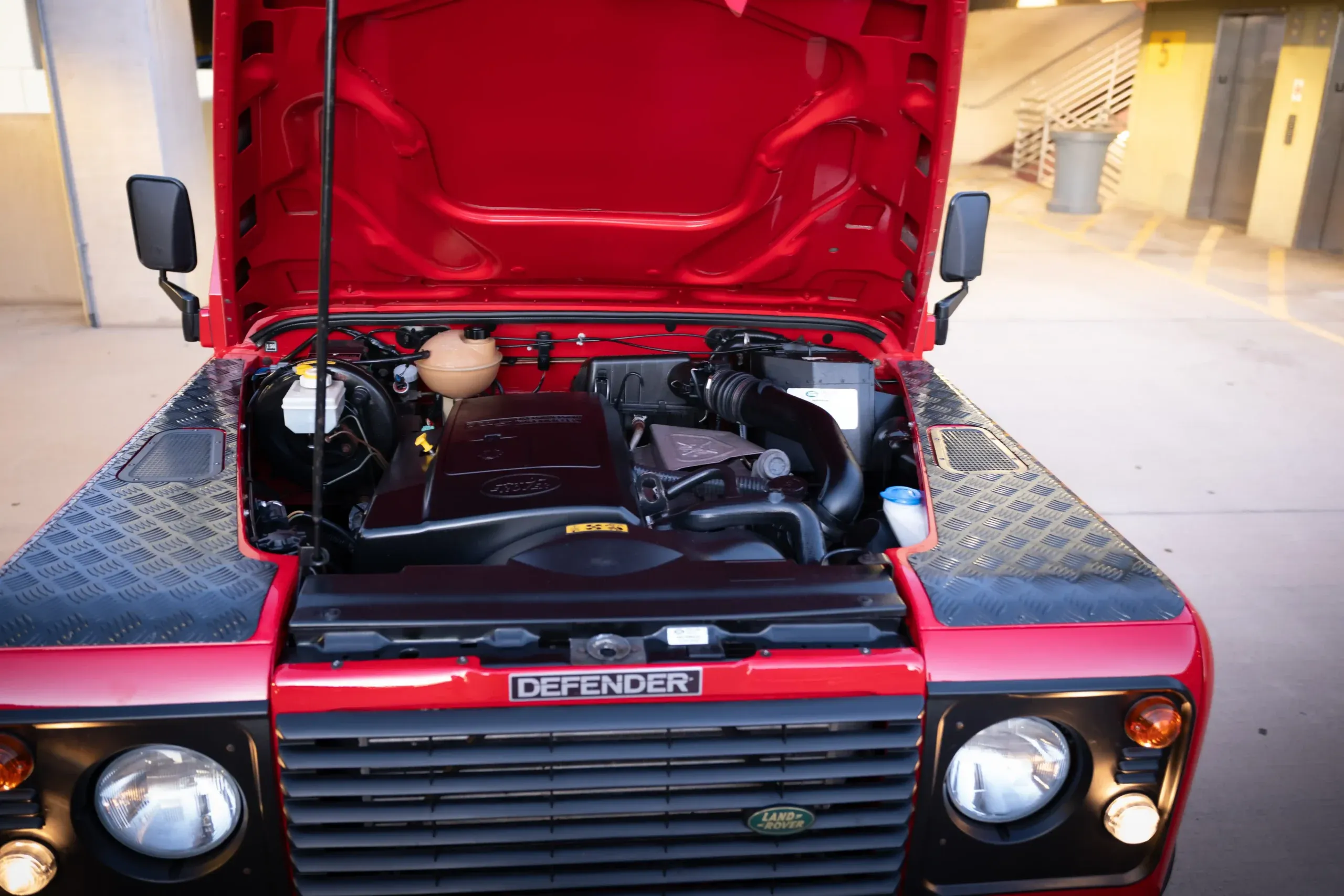 Portofino Red 1999 Land Rover Defender 90