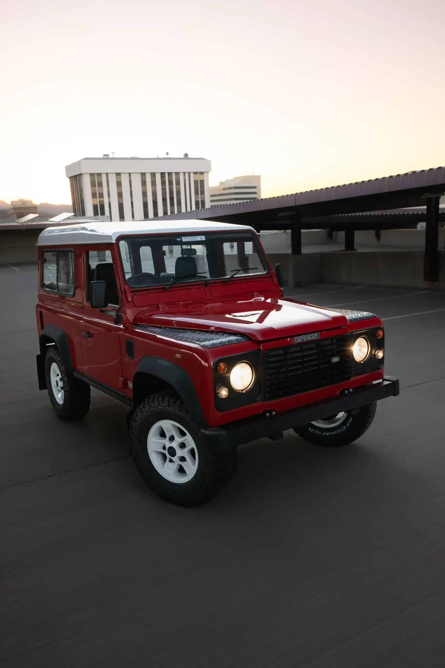 Portofino Red 1999 Land Rover Defender 90