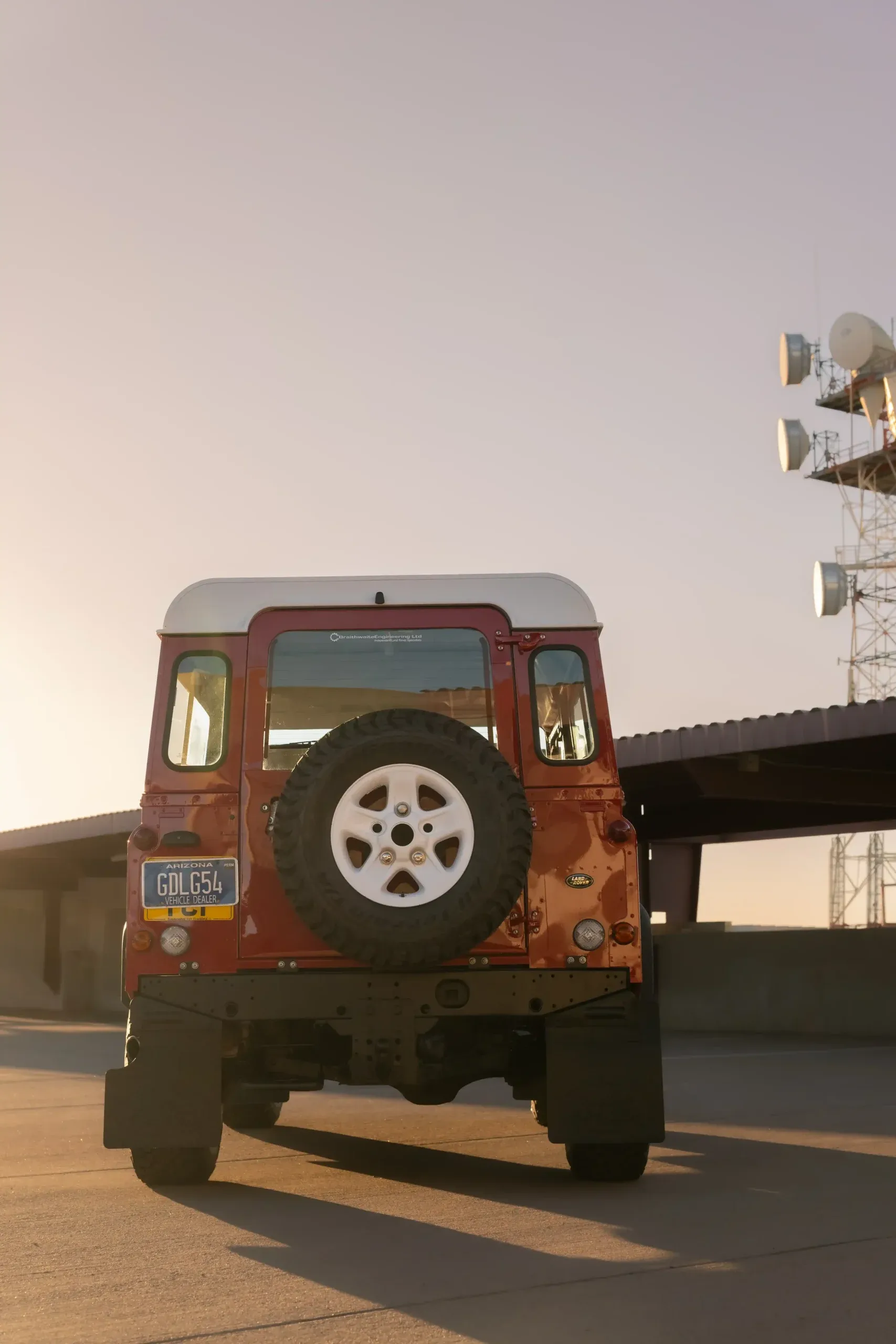 Portofino Red 1999 Land Rover Defender 90