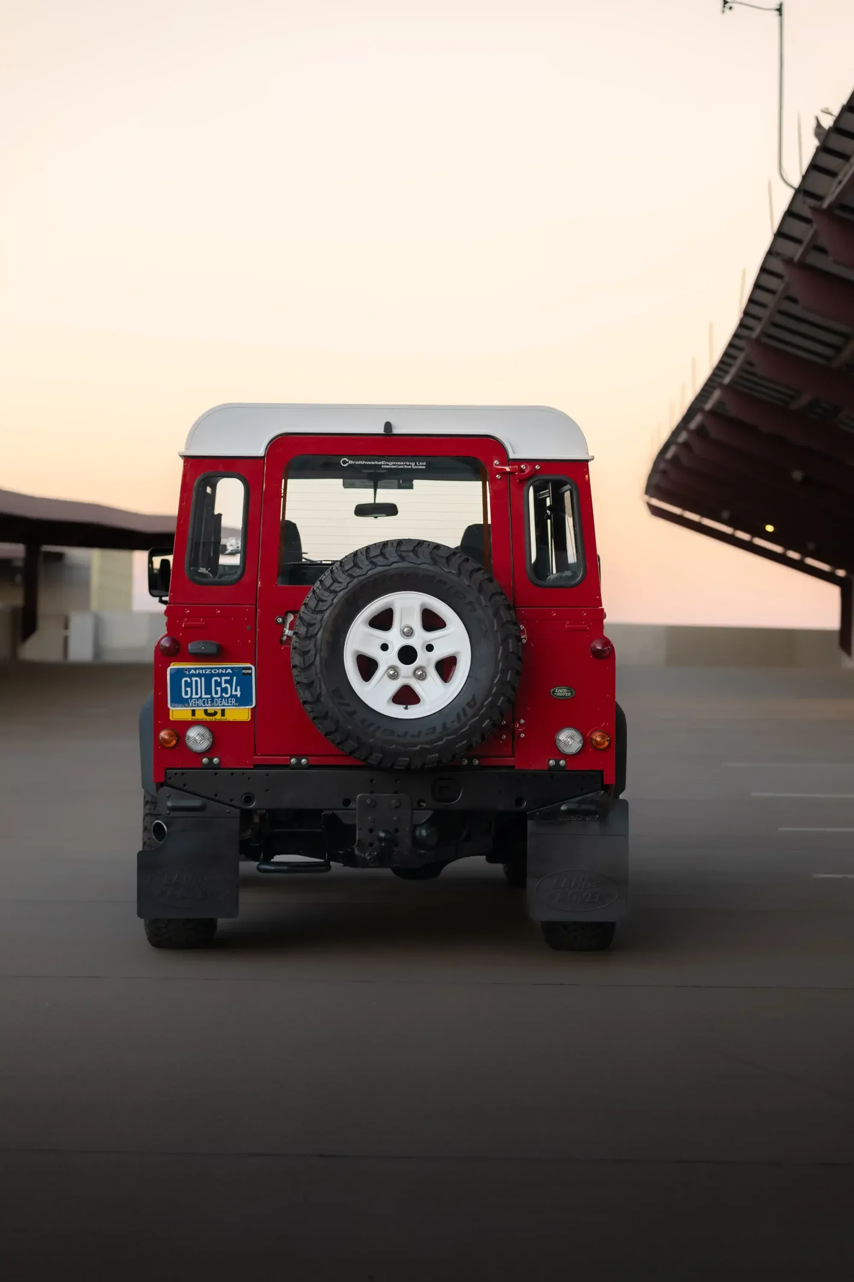 Portofino Red 1999 Land Rover Defender 90