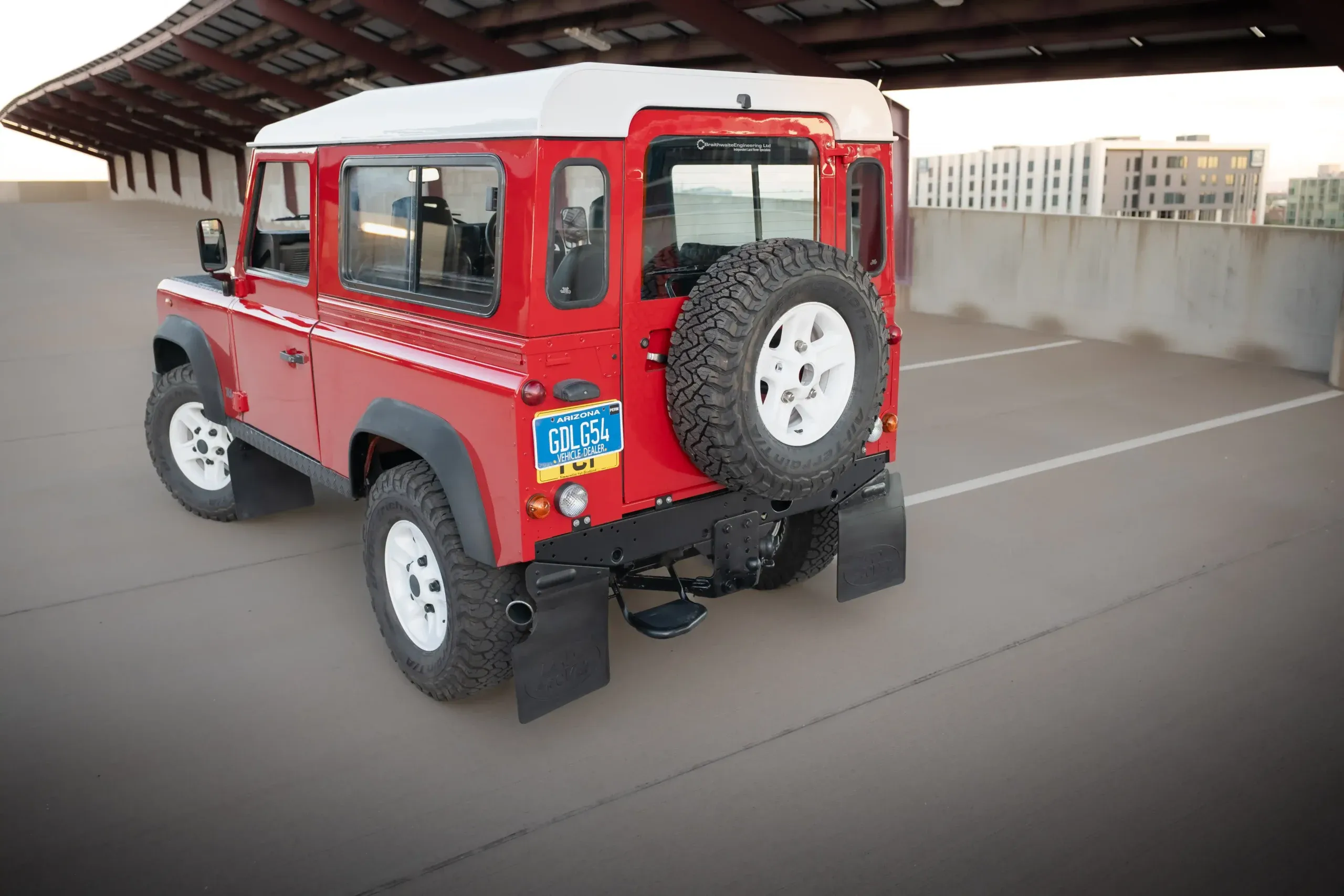 Portofino Red 1999 Land Rover Defender 90