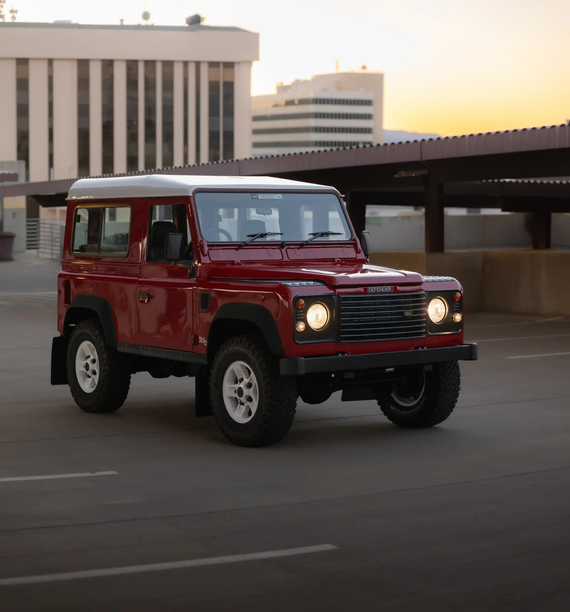 Portofino Red 1999 Land Rover Defender 90