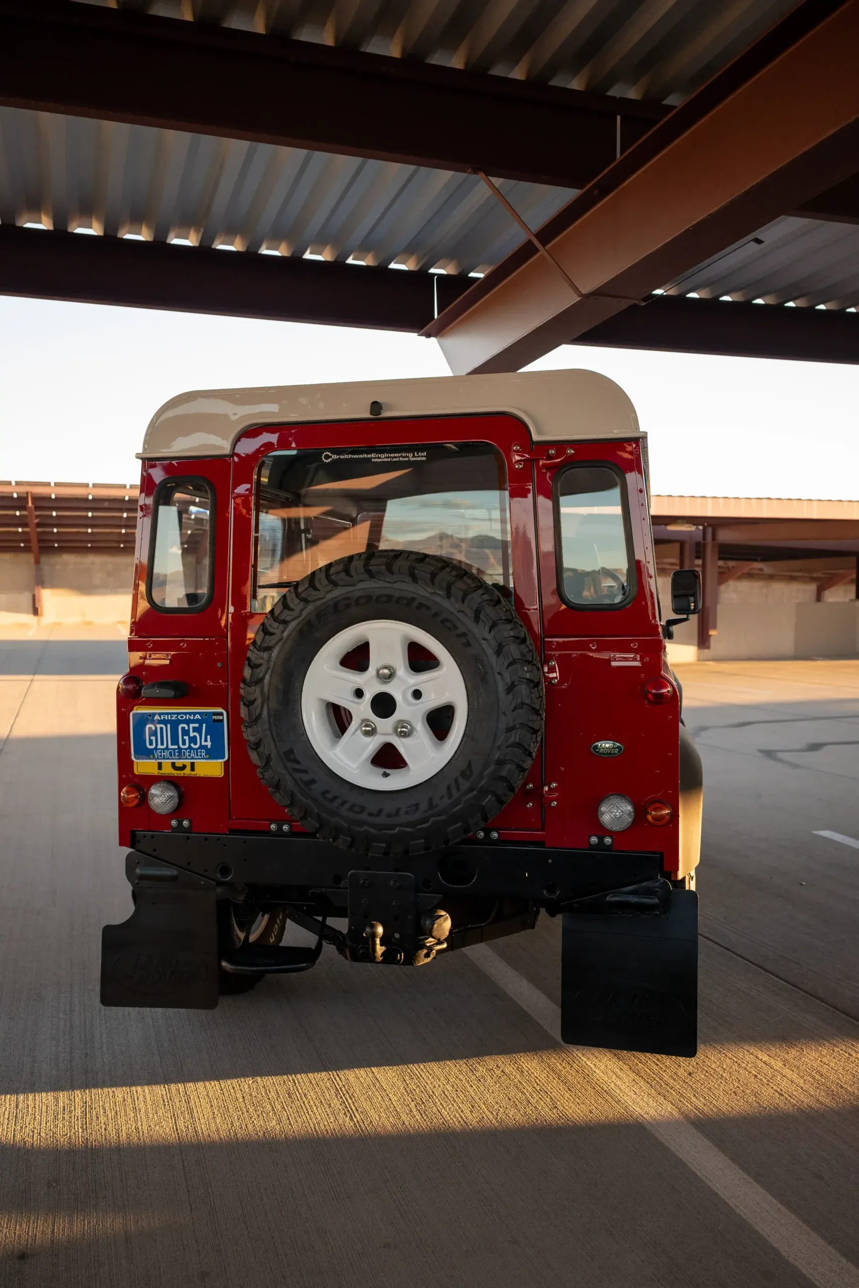Portofino Red 1999 Land Rover Defender 90