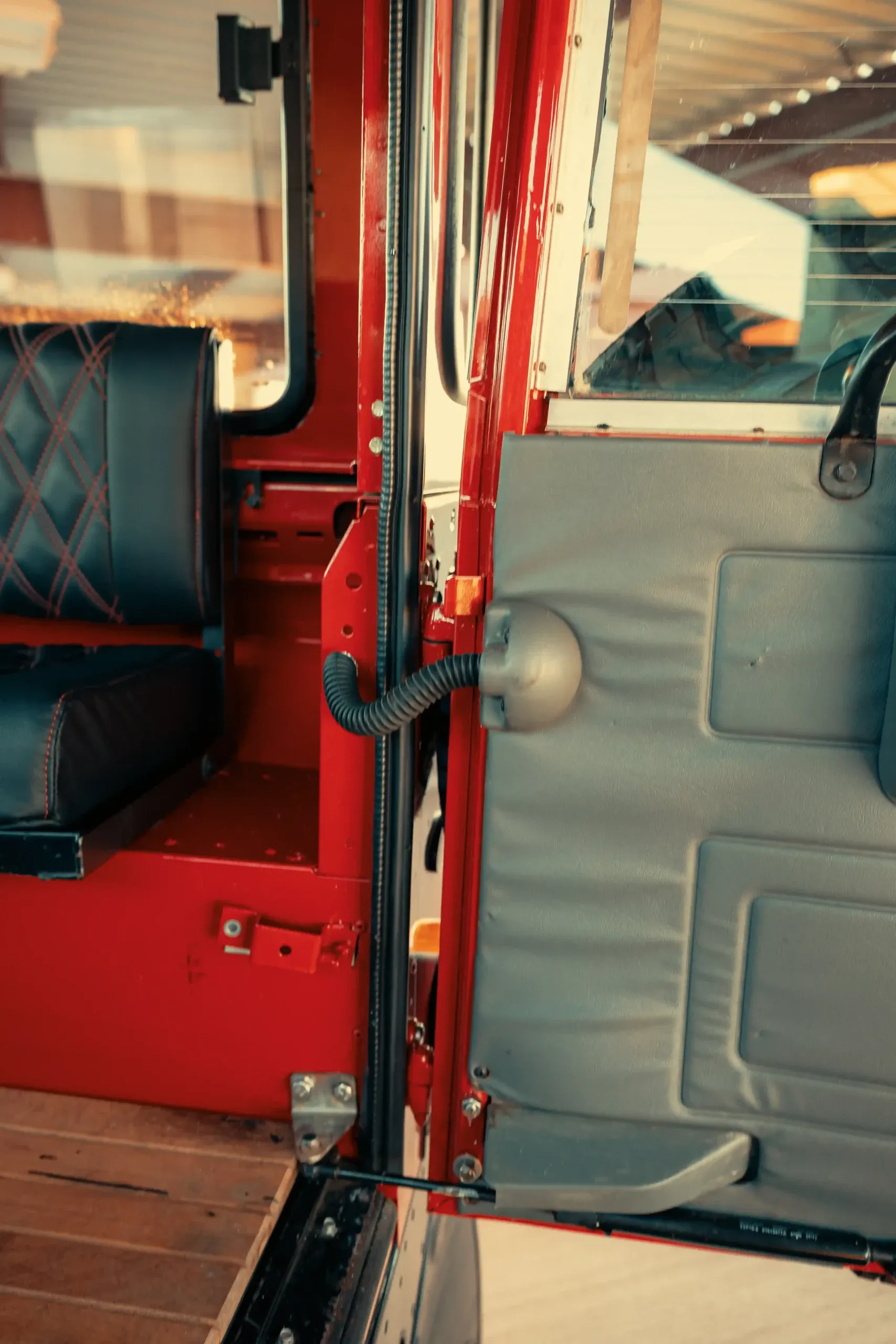 Portofino Red 1999 Land Rover Defender 90