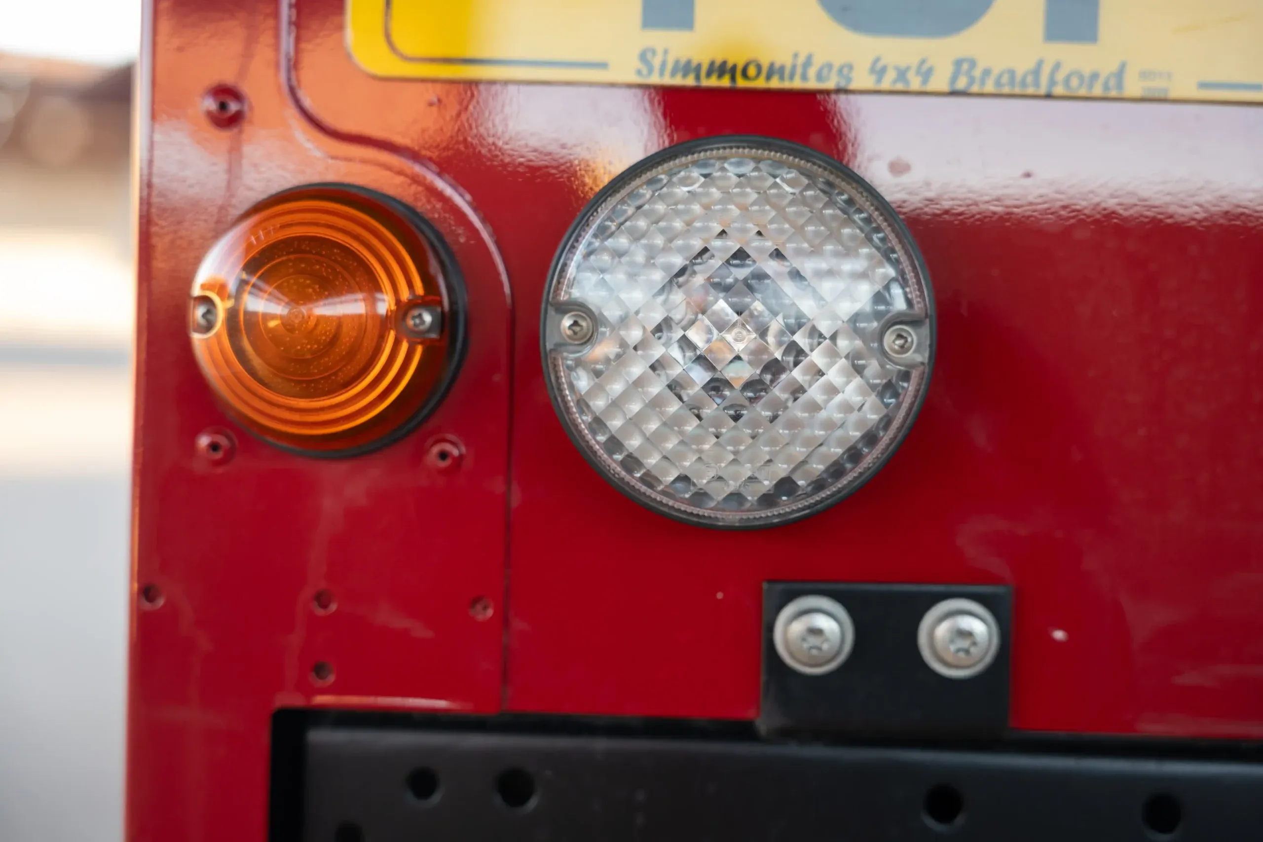 Portofino Red 1999 Land Rover Defender 90