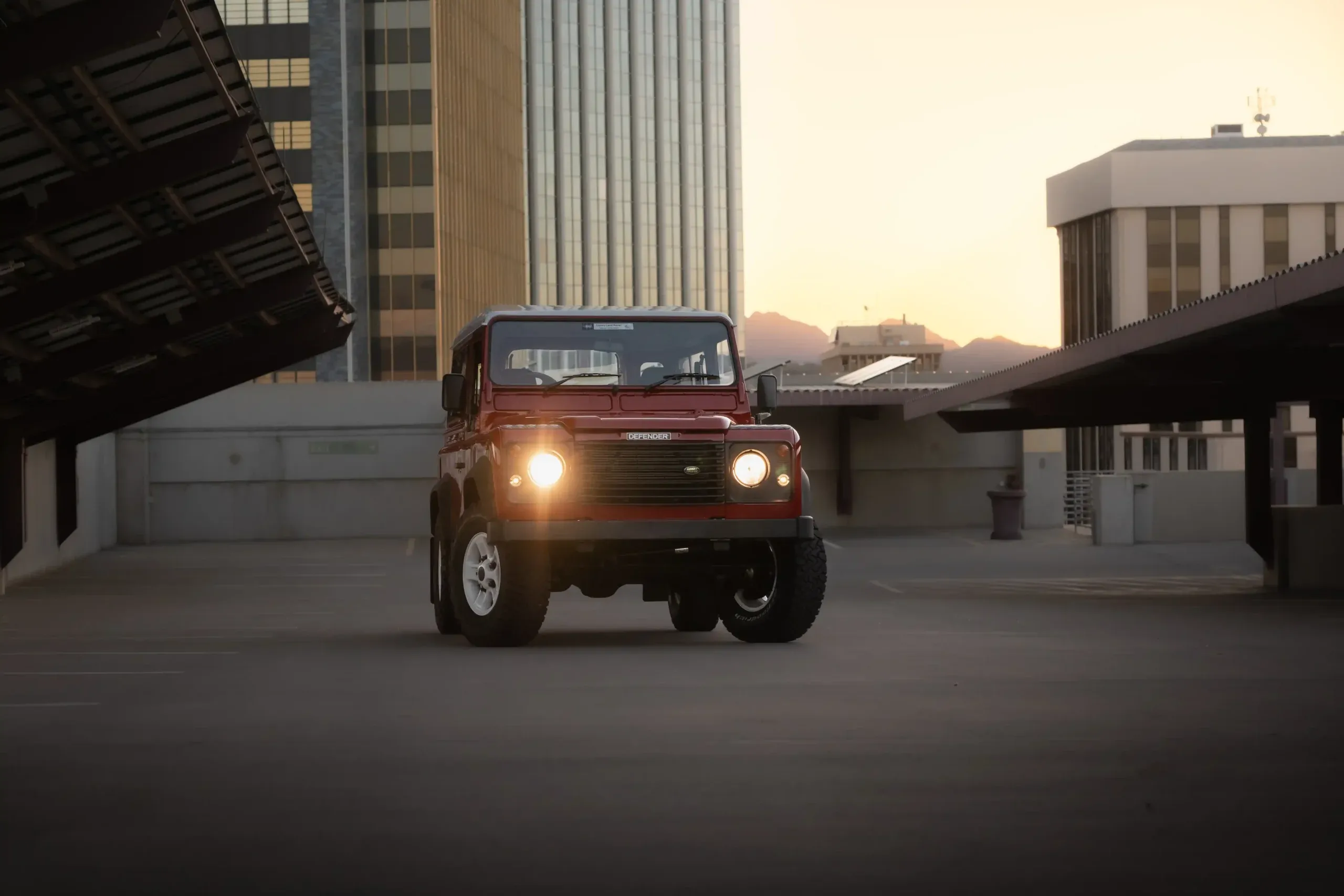 Portofino Red 1999 Land Rover Defender 90