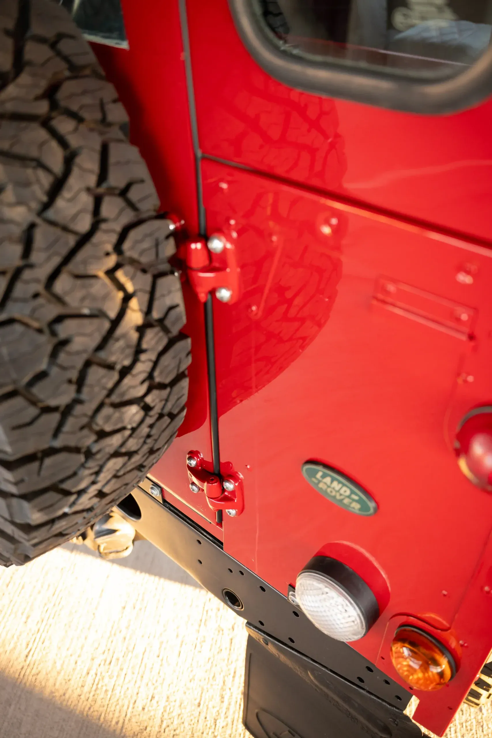 Portofino Red 1999 Land Rover Defender 90