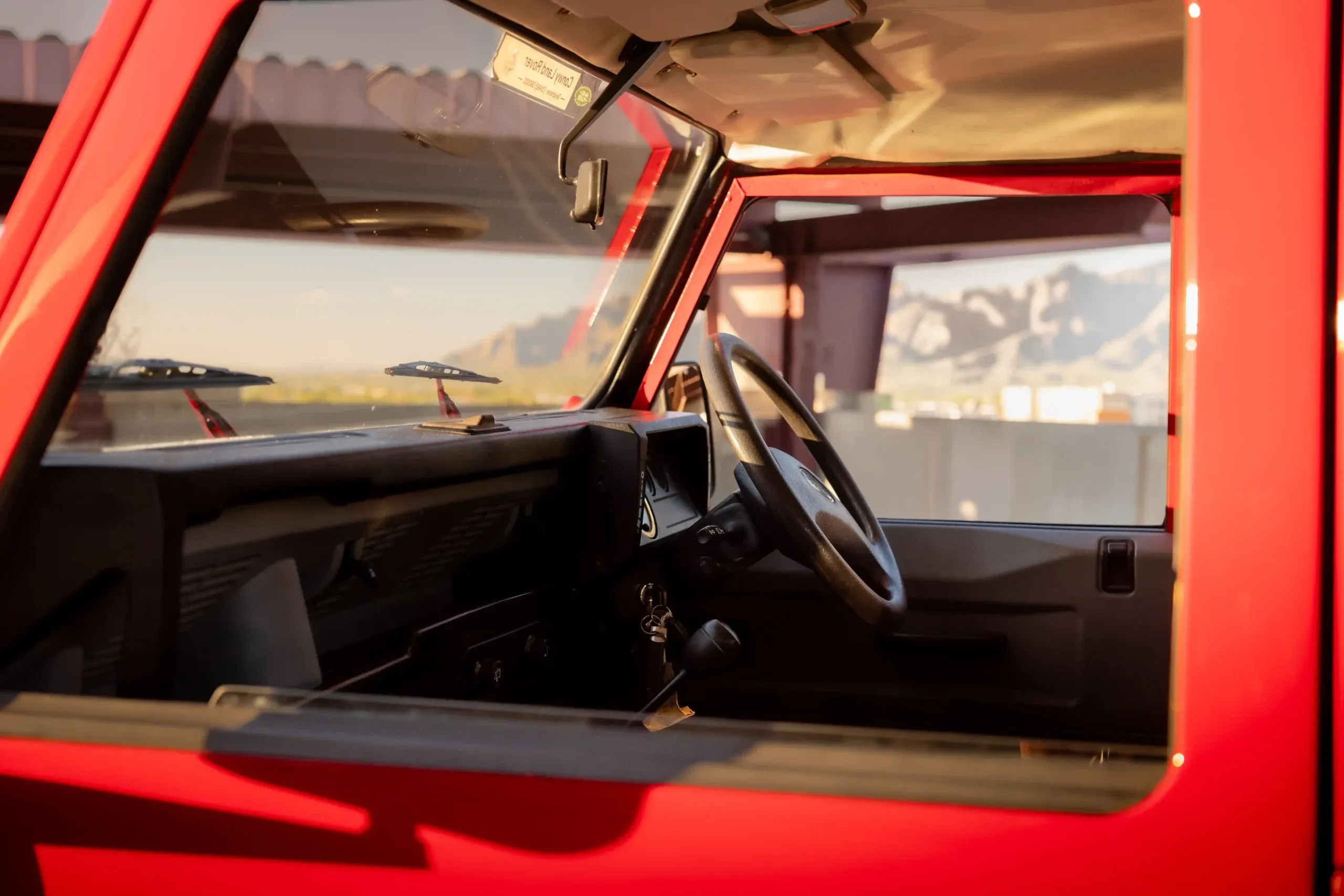 Portofino Red 1999 Land Rover Defender 90