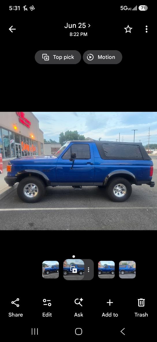 1991 Ford Bronco XLT 4×4