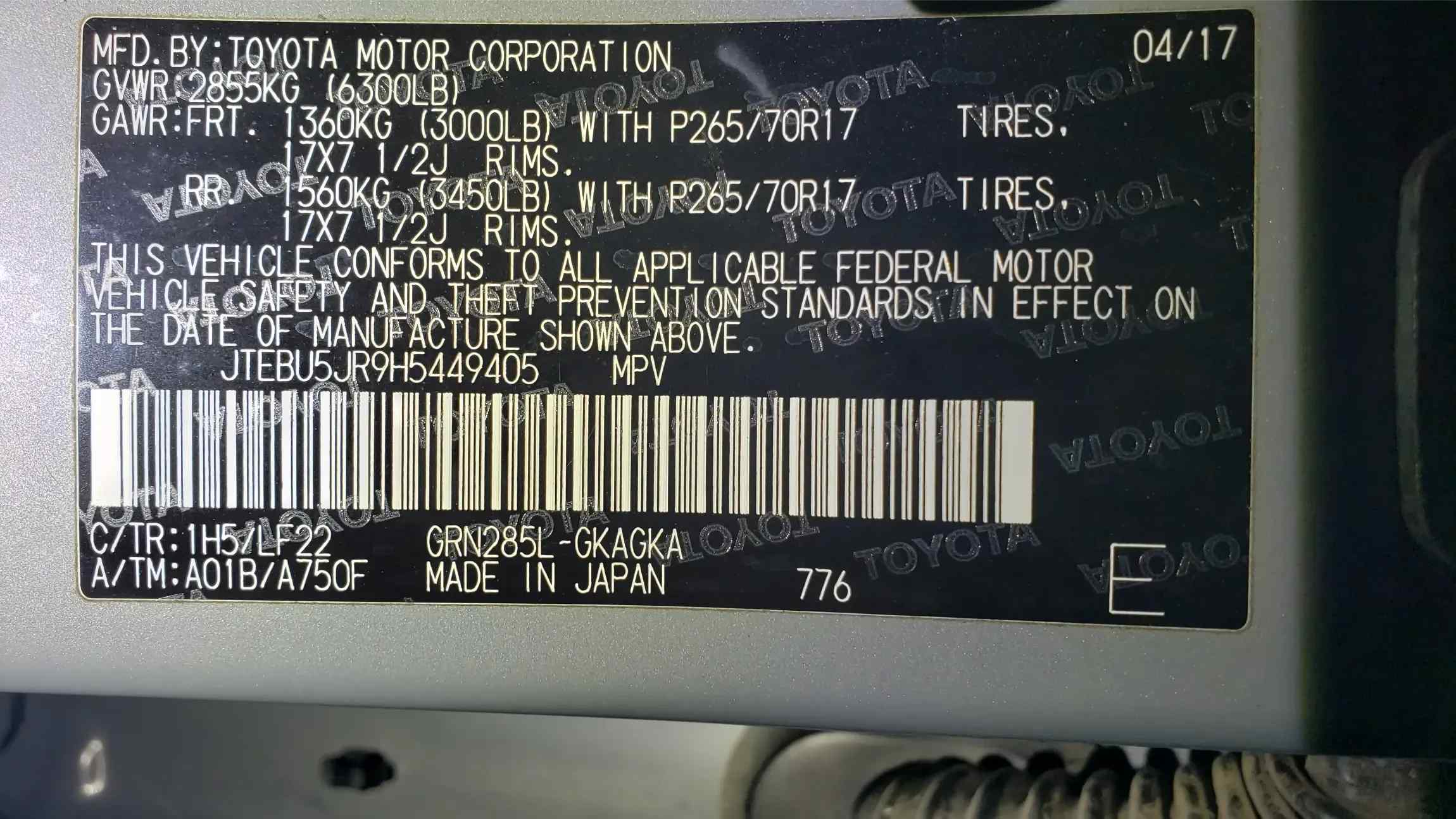 Heavily-Modified 2017 Toyota 4Runner TRD Pro