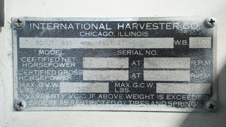 1966 International Harvester Scout 800
