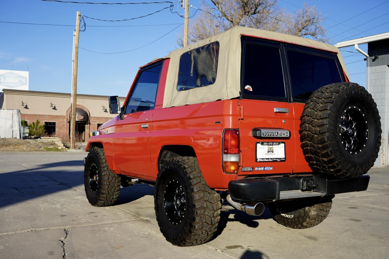 Sold: 1989 Toyota Land Cruiser BJ70 Soft-Top