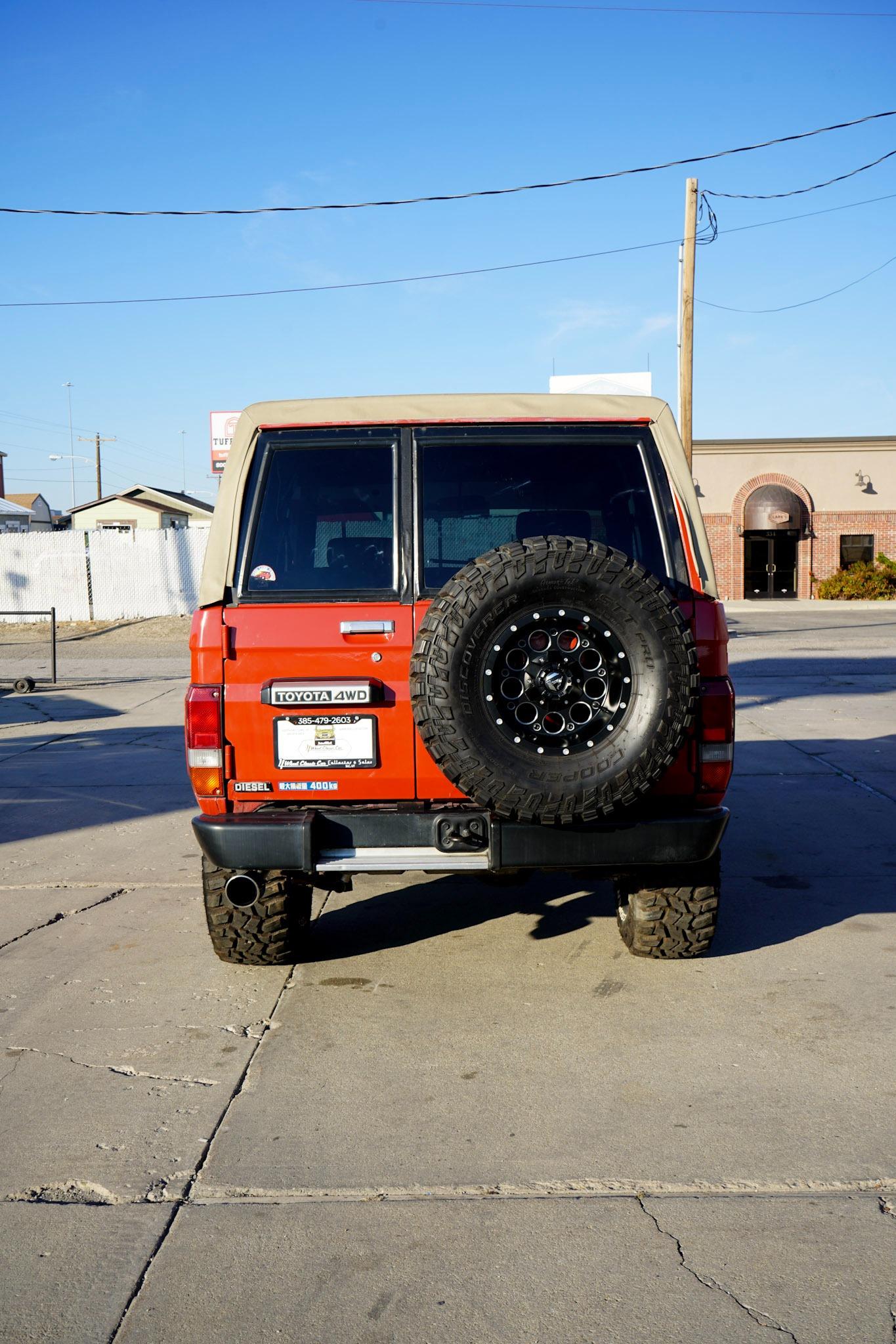 Sold: 1989 Toyota Land Cruiser BJ70 Soft-Top