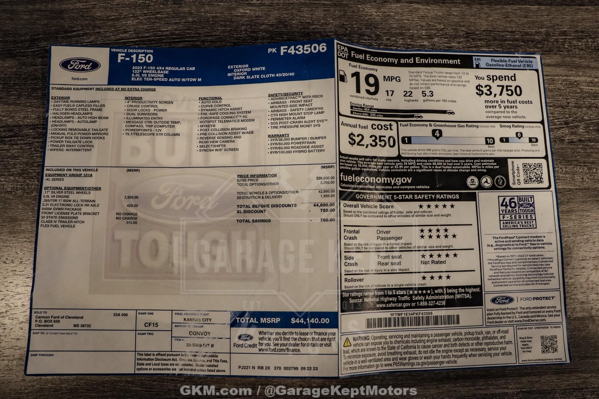 Coyote-Powered 2023 Ford F-150 XL