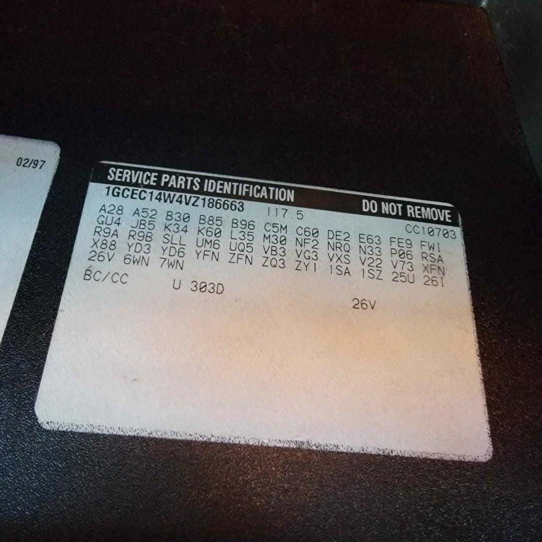 1997 Chevy C1500 Silverado