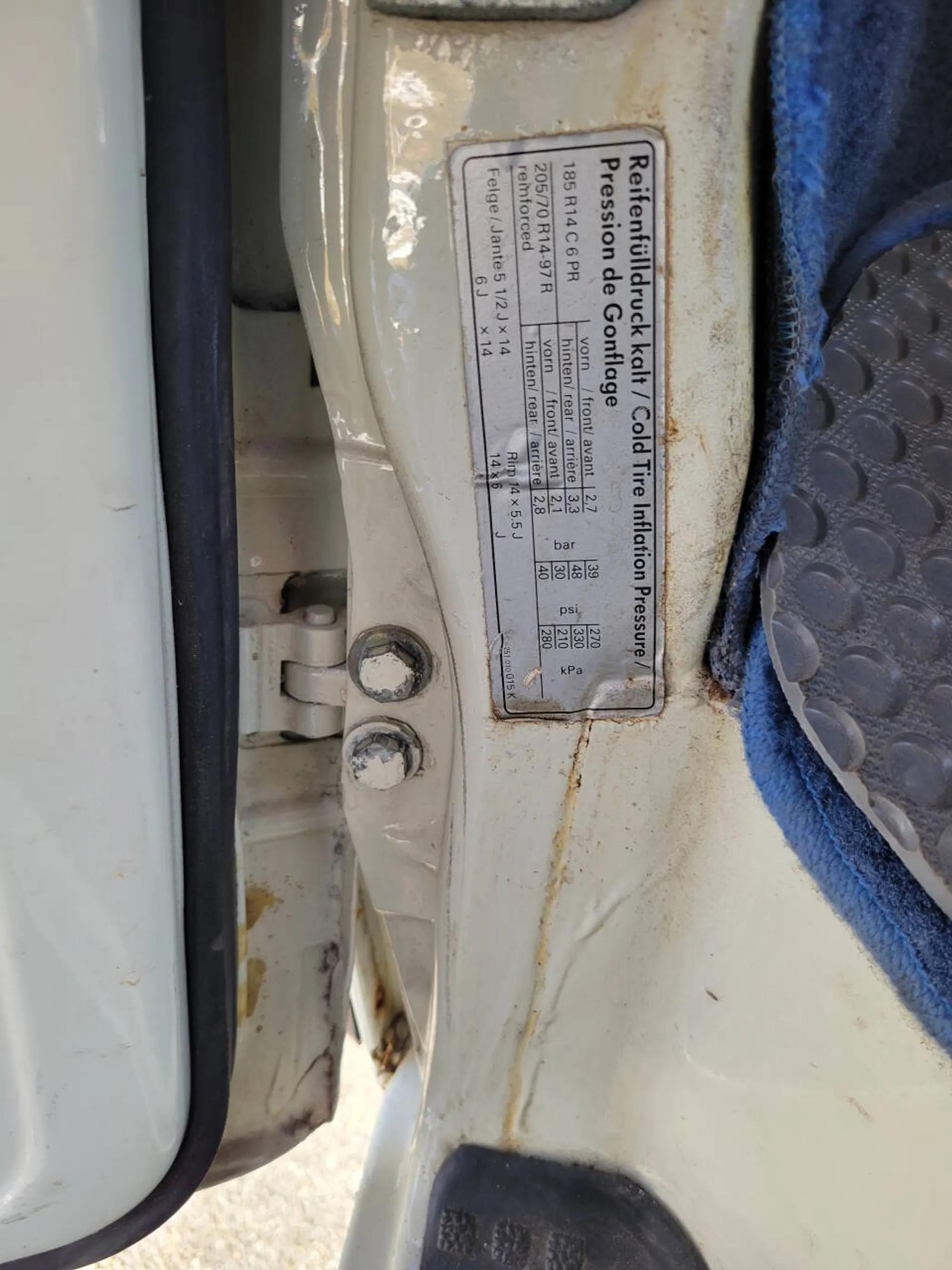 1987 Volkswagen Vanagon Westfalia Weekender