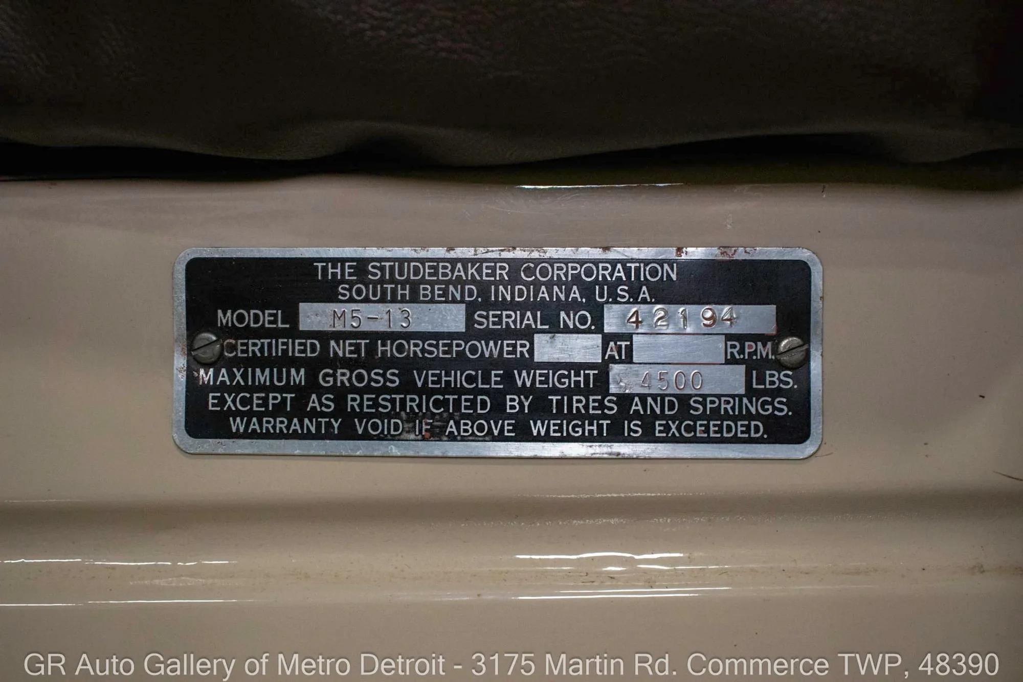 1947 Studebaker Pickup