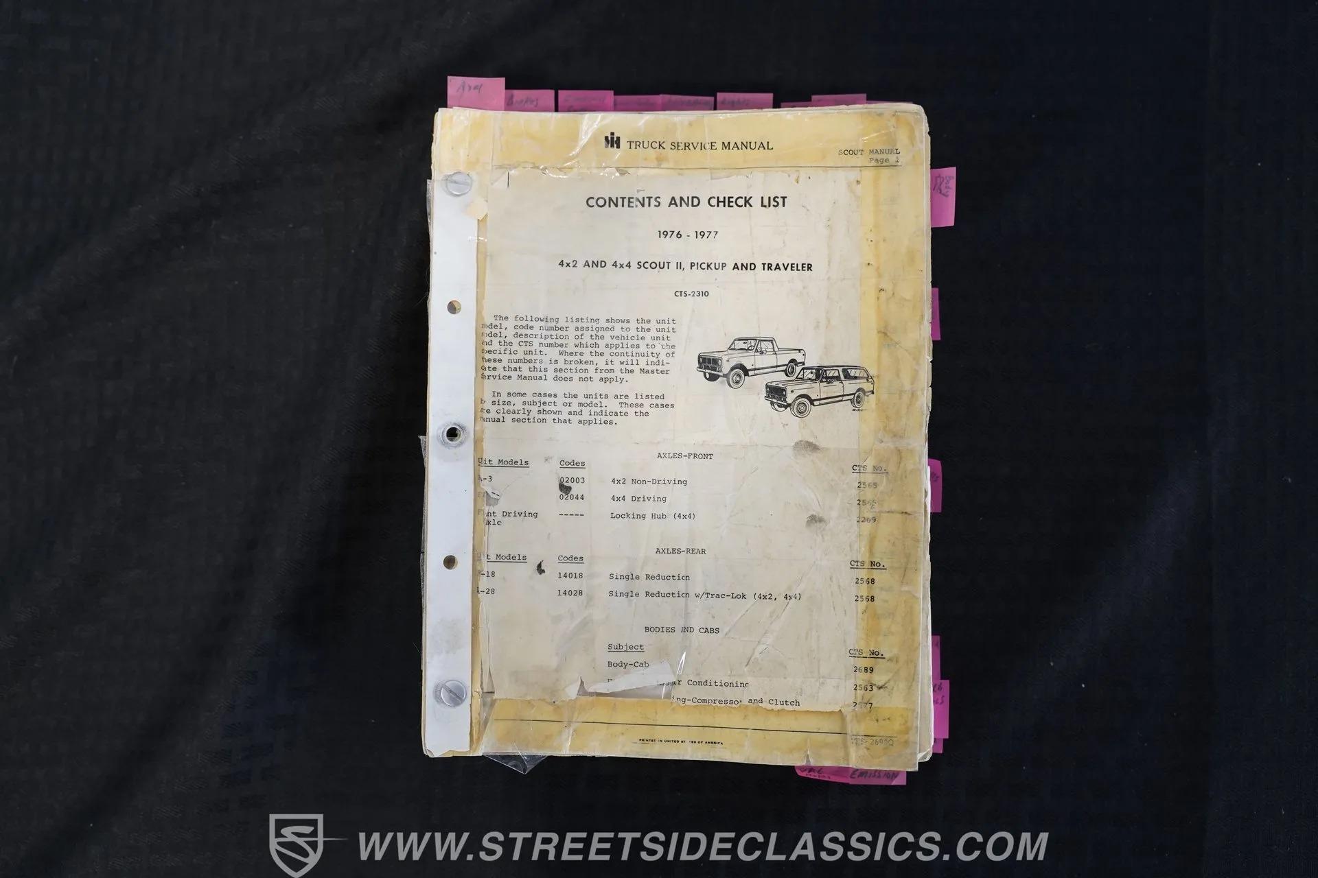 1977 International Harvester Scout II Traveler