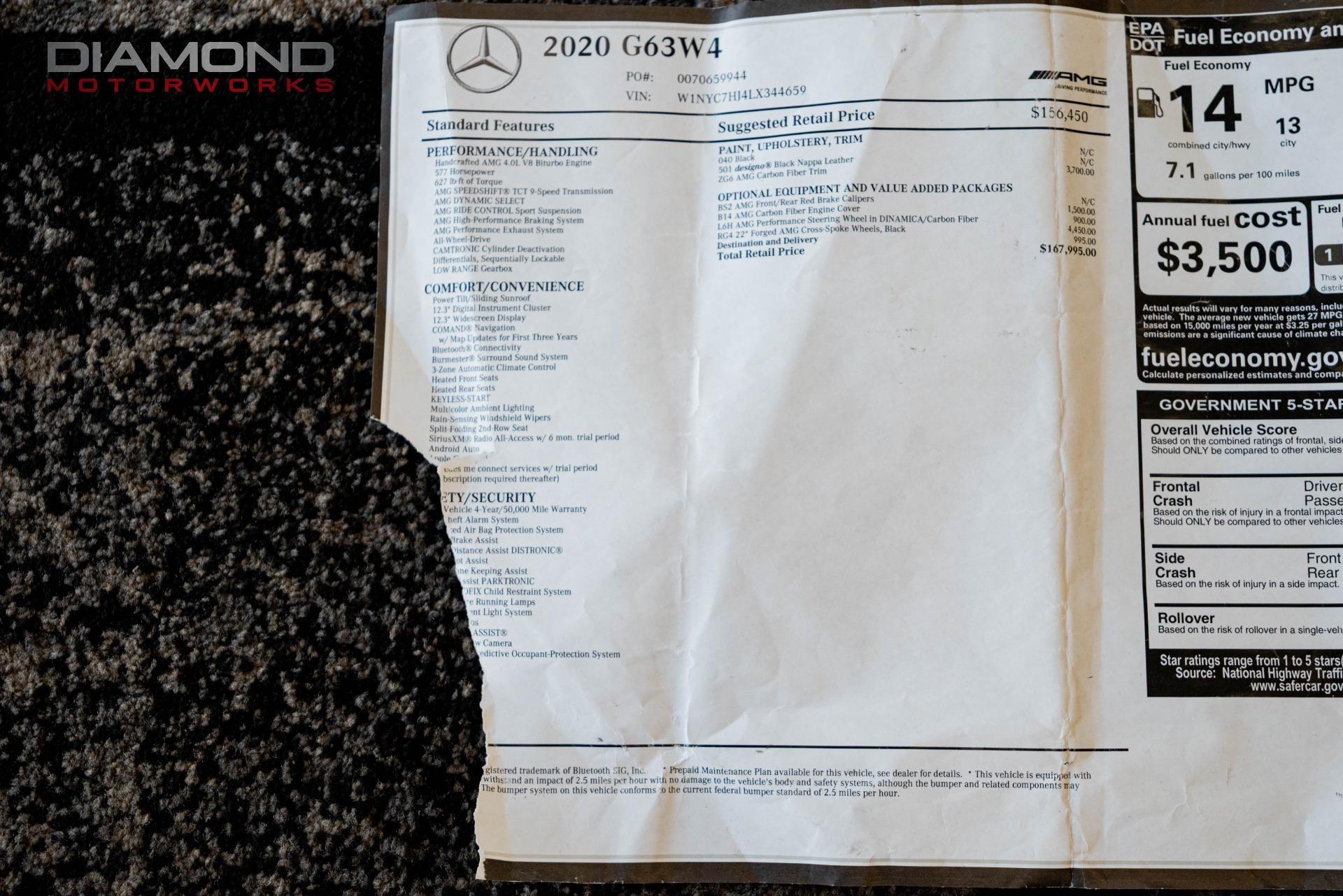 2020 Mercedes-Benz G 63 AMG