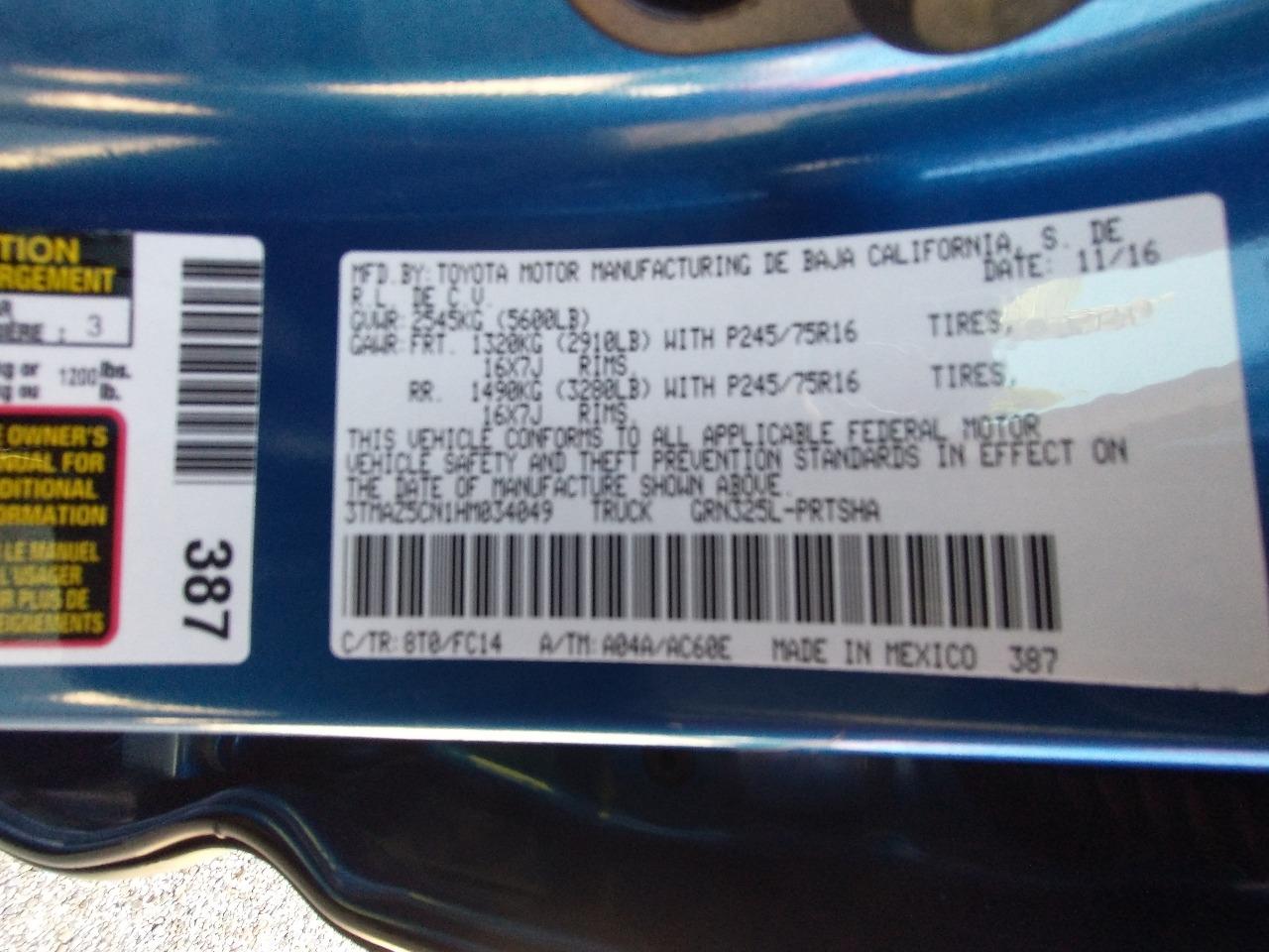 2017 Toyota Tacoma SR5