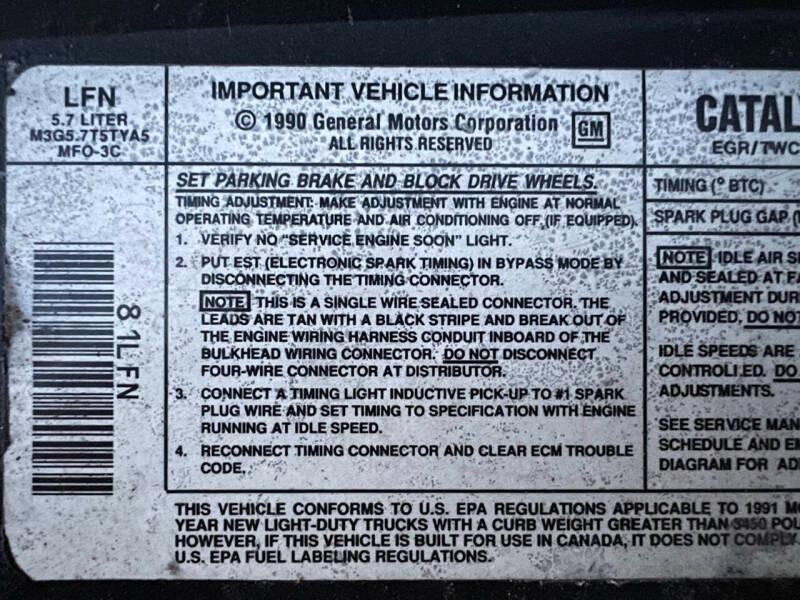 1991 Chevrolet Blazer Silverado