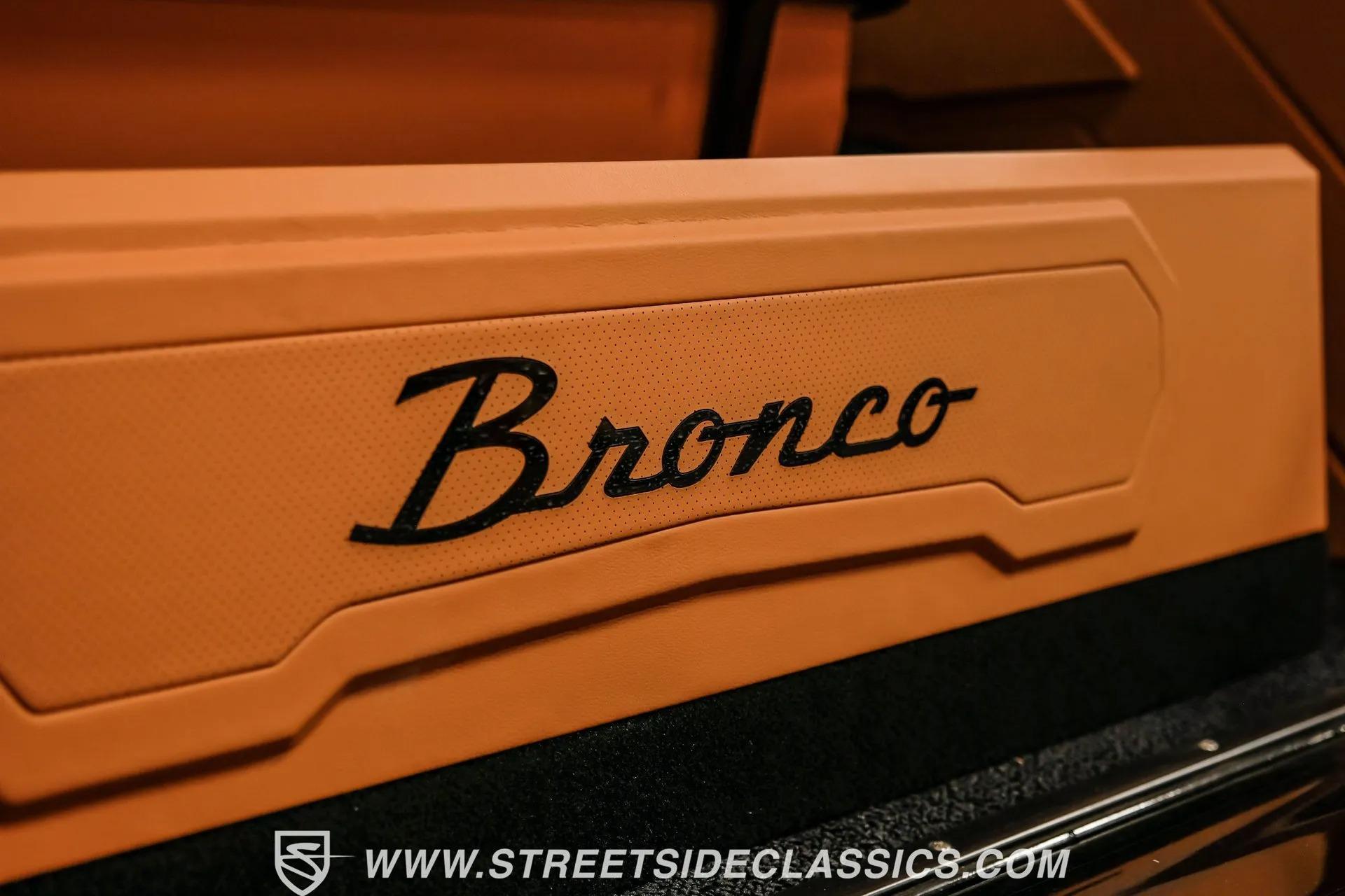 Frame-Off Restored 1972 Ford Bronco