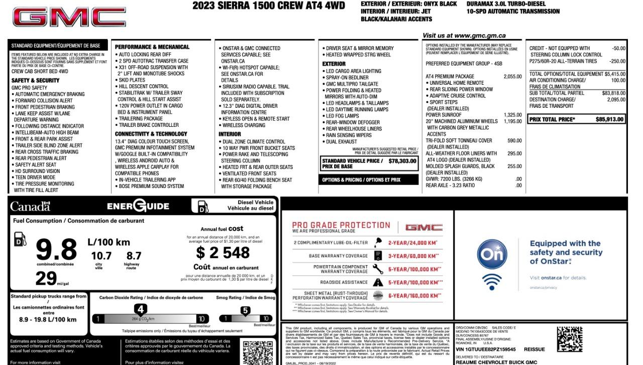 2023 GMC Sierra 1500 AT4