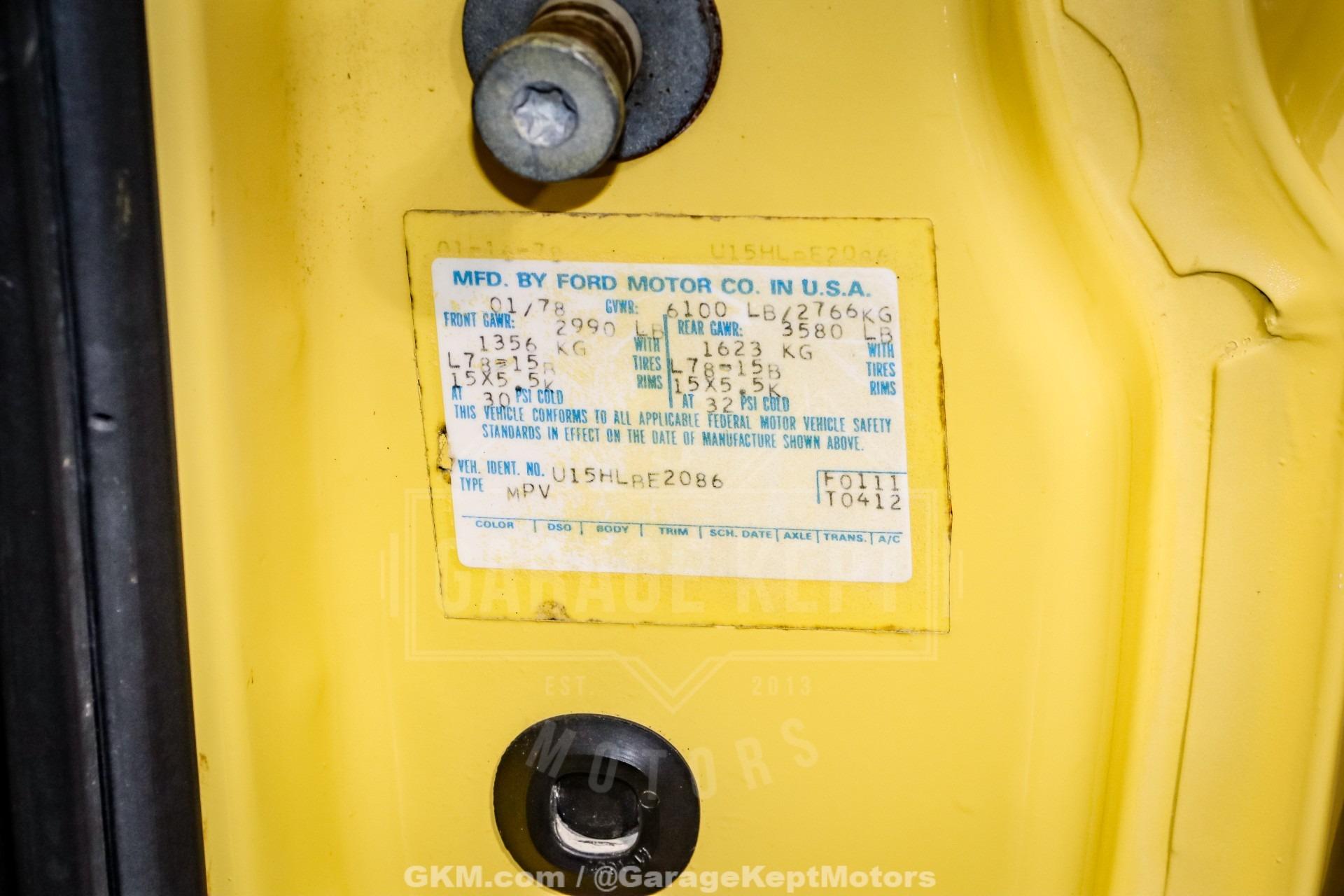 1978 Ford Bronco Custom