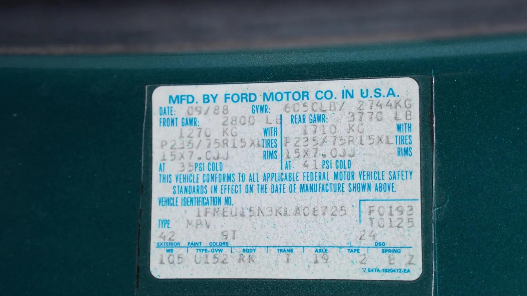 1989 Ford Bronco XLT