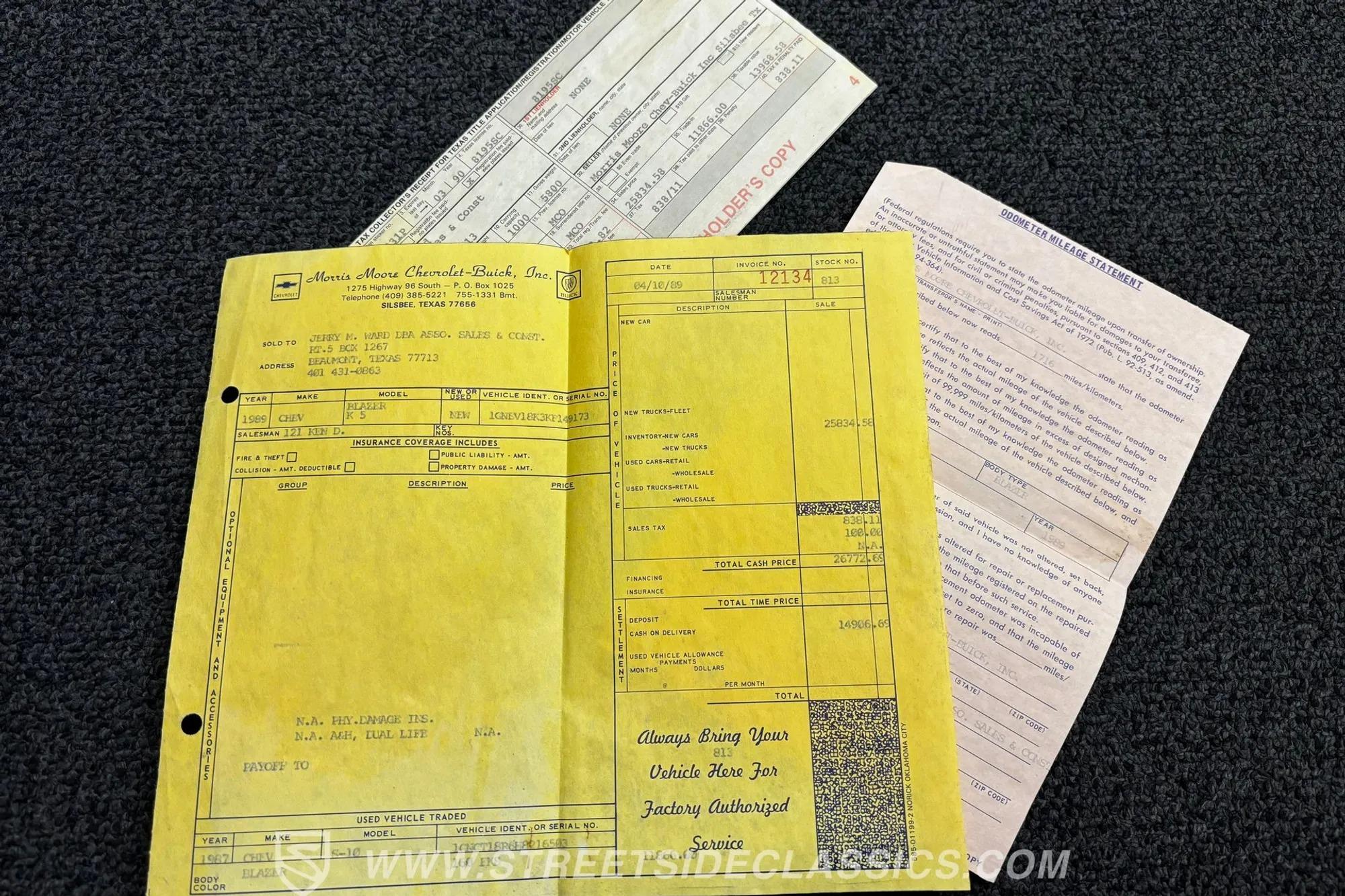 1989 Chevrolet K5 Blazer Silverado