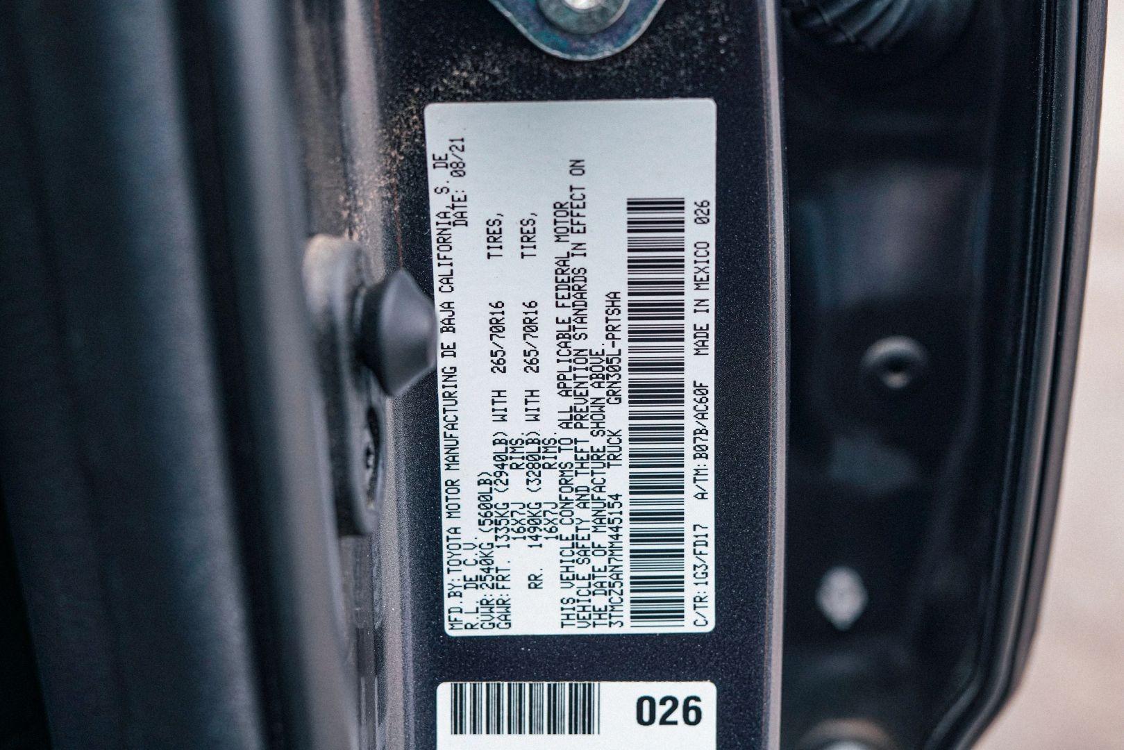 2021 Toyota Tacoma TRD Off-Road