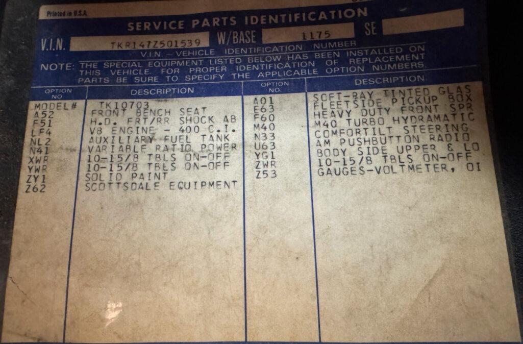 1977 GMC K15 Sierra Grande 4×4