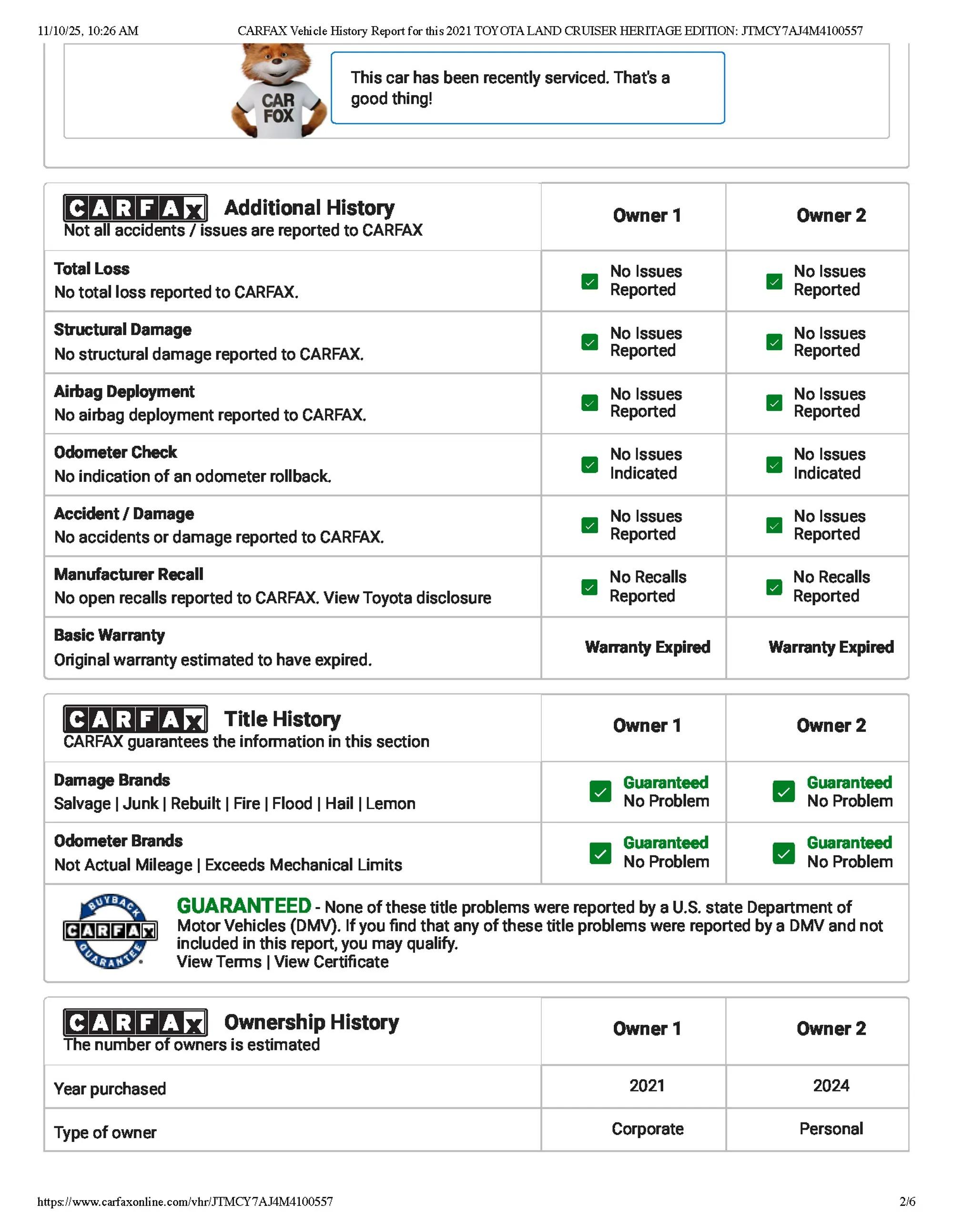 2021 Toyota Land Cruiser Heritage Edition
